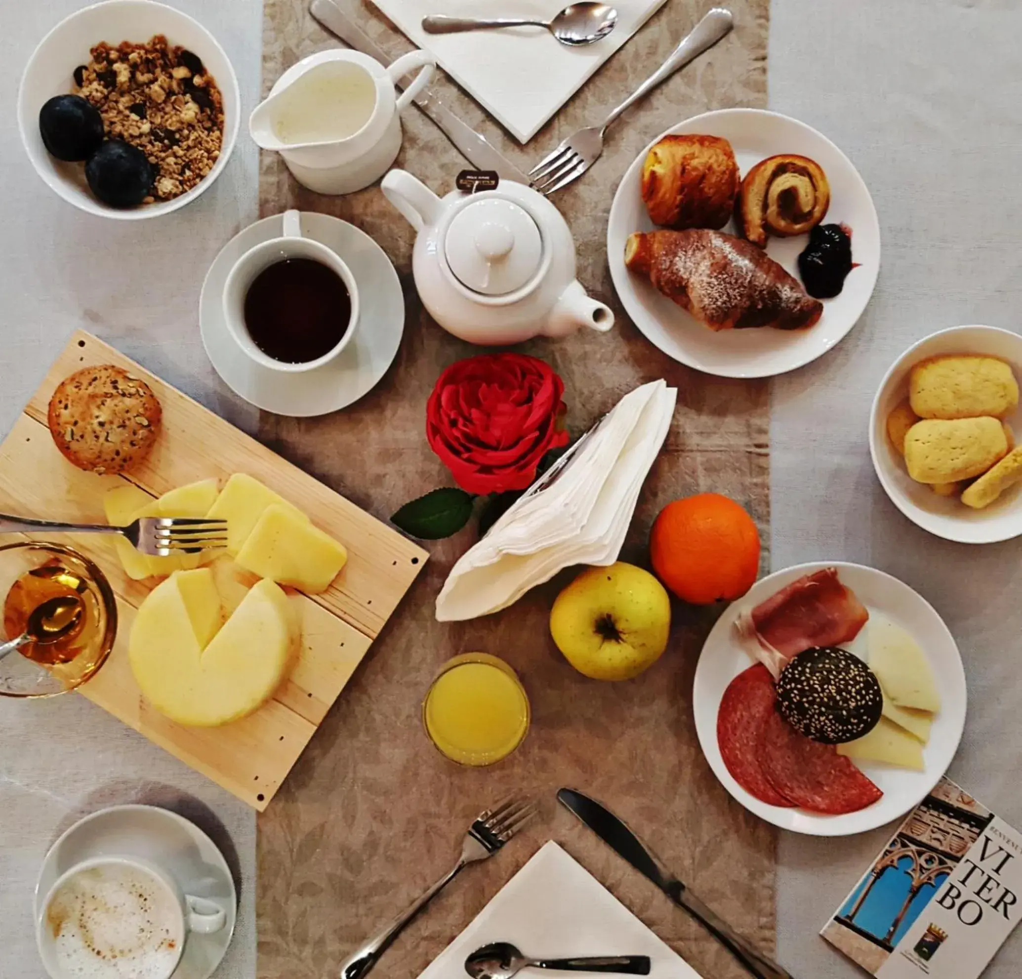 Continental breakfast, Breakfast in Le Undici Rose Hotel