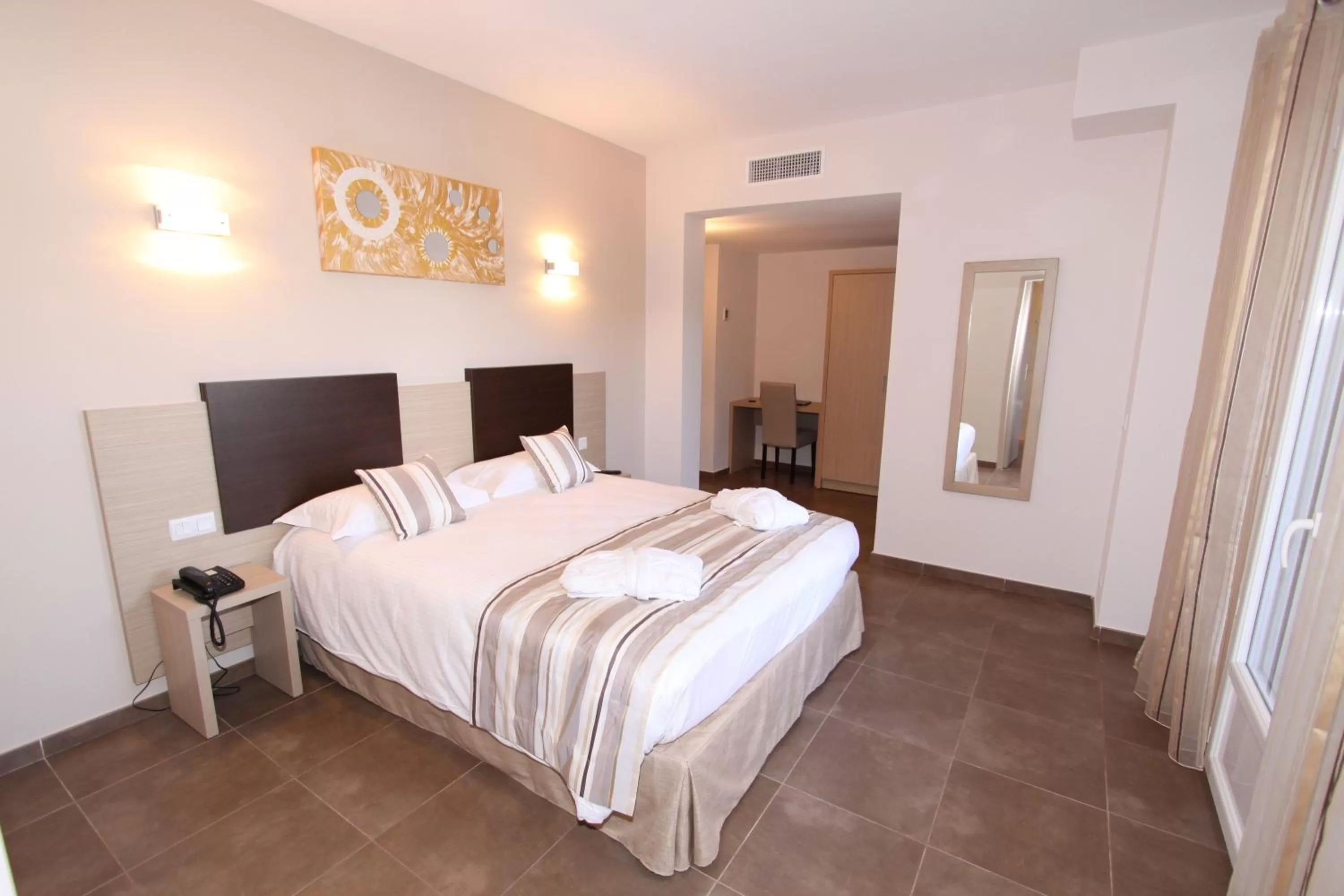 Bedroom, Bed in Hôtel A Madonetta