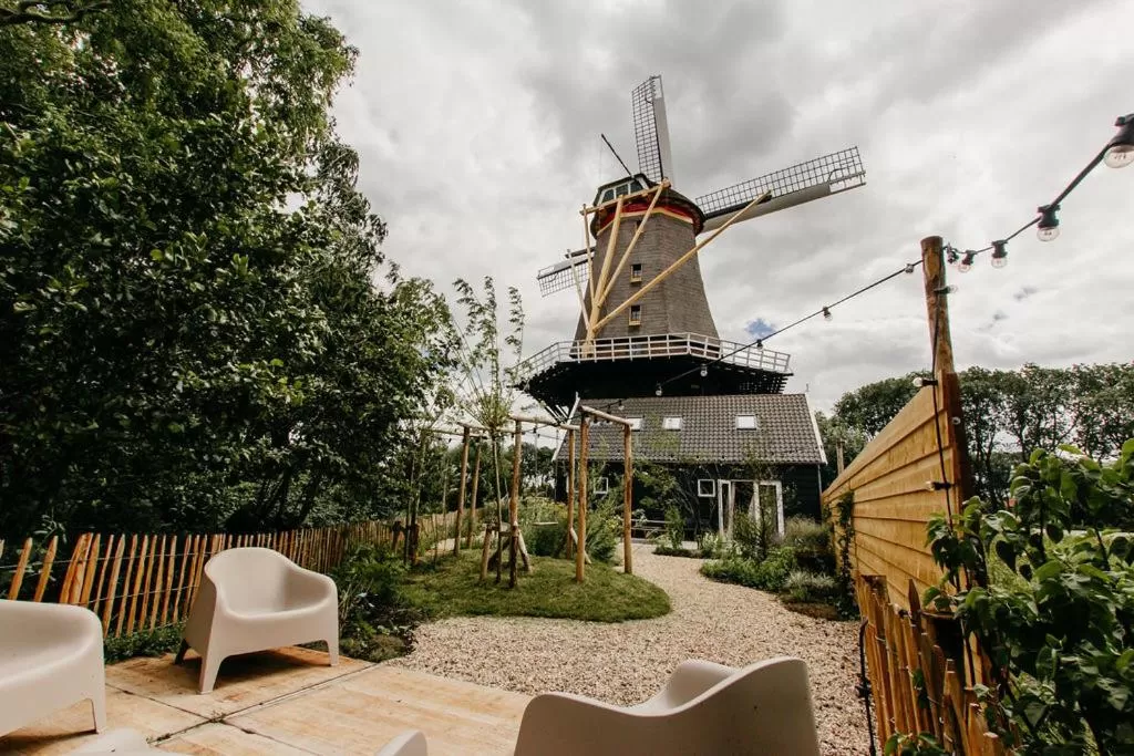 Garden, Property Building in Slapen in de Molen