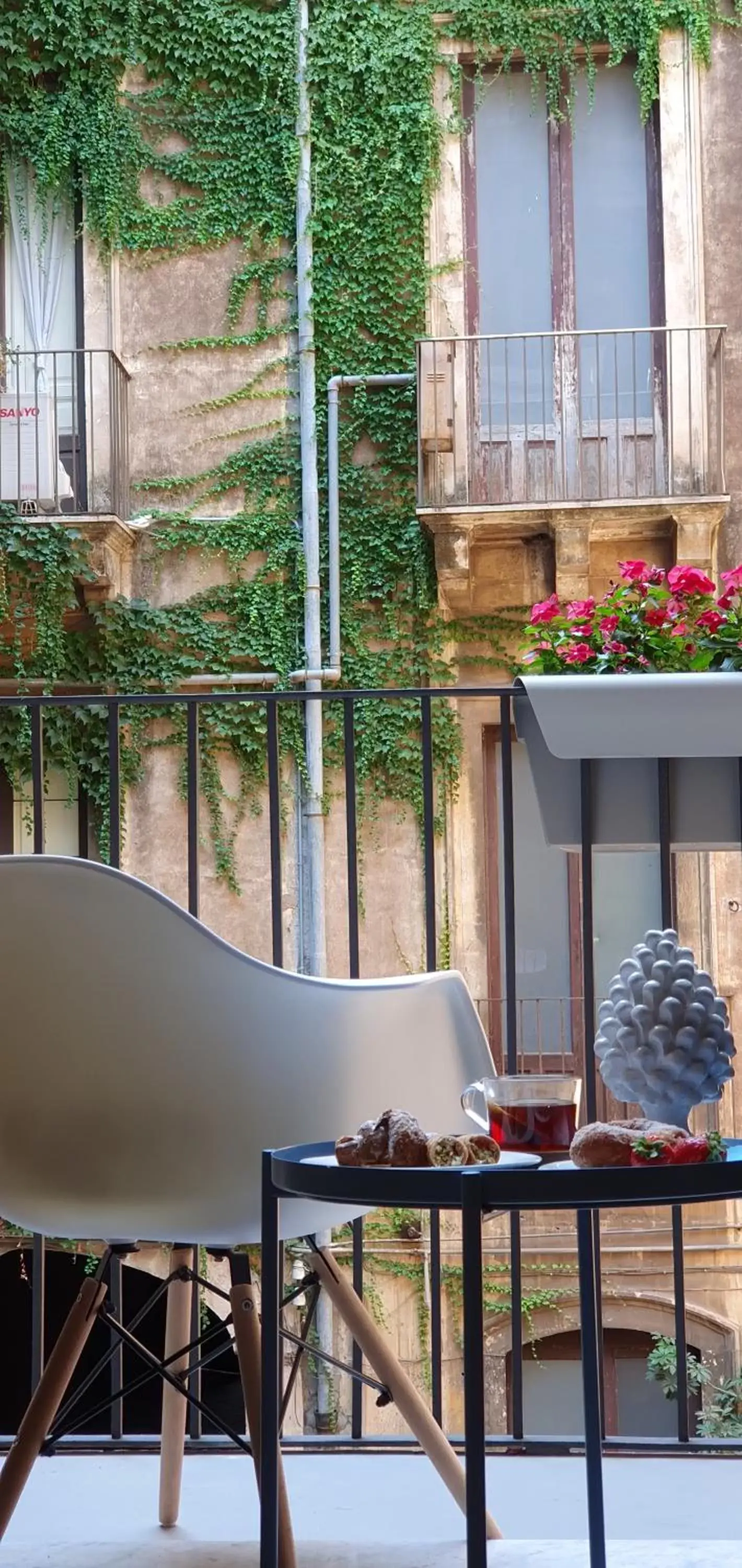 Balcony/Terrace in Palazzo del Verga