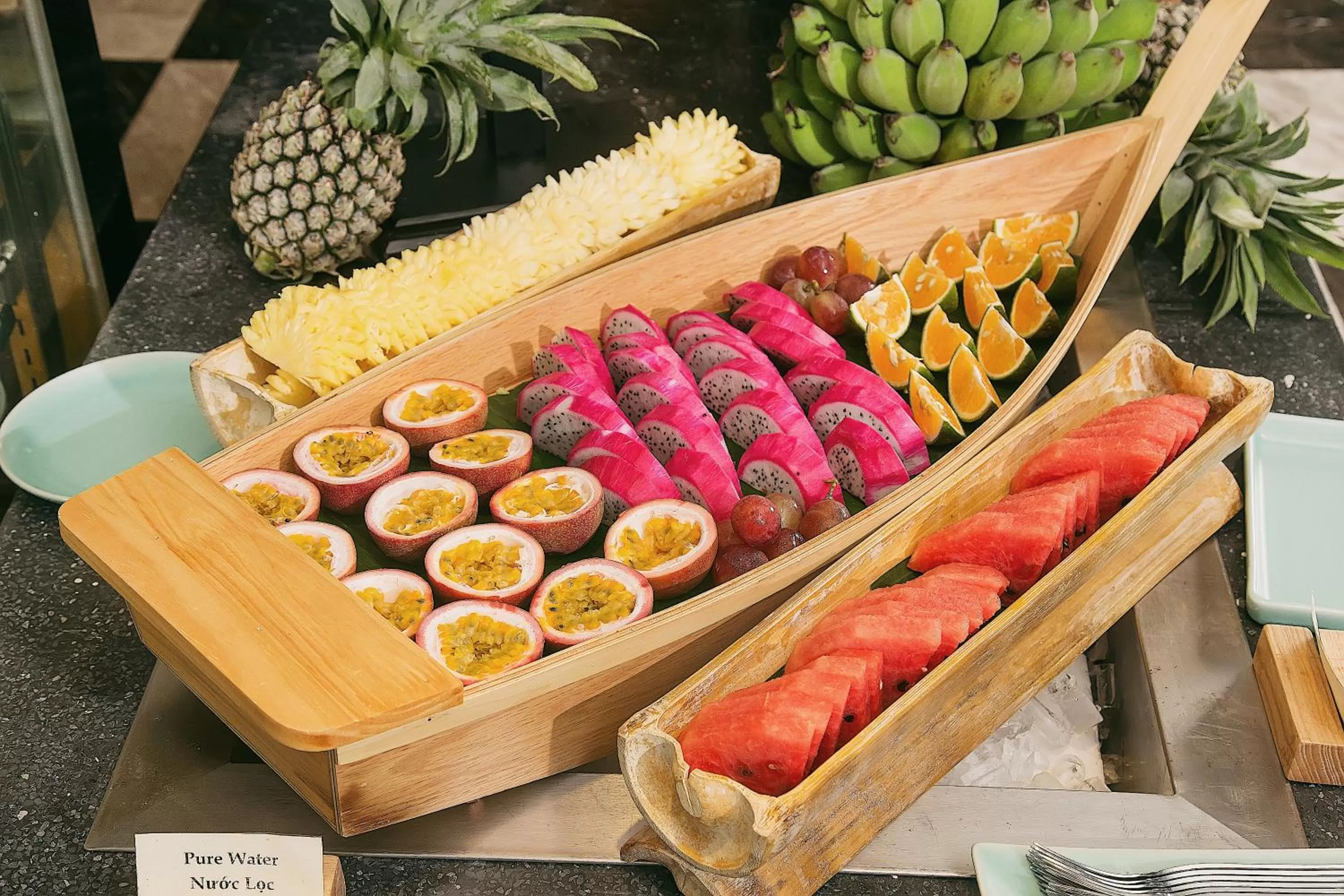 Buffet breakfast in Anio Boutique Hotel Hoian