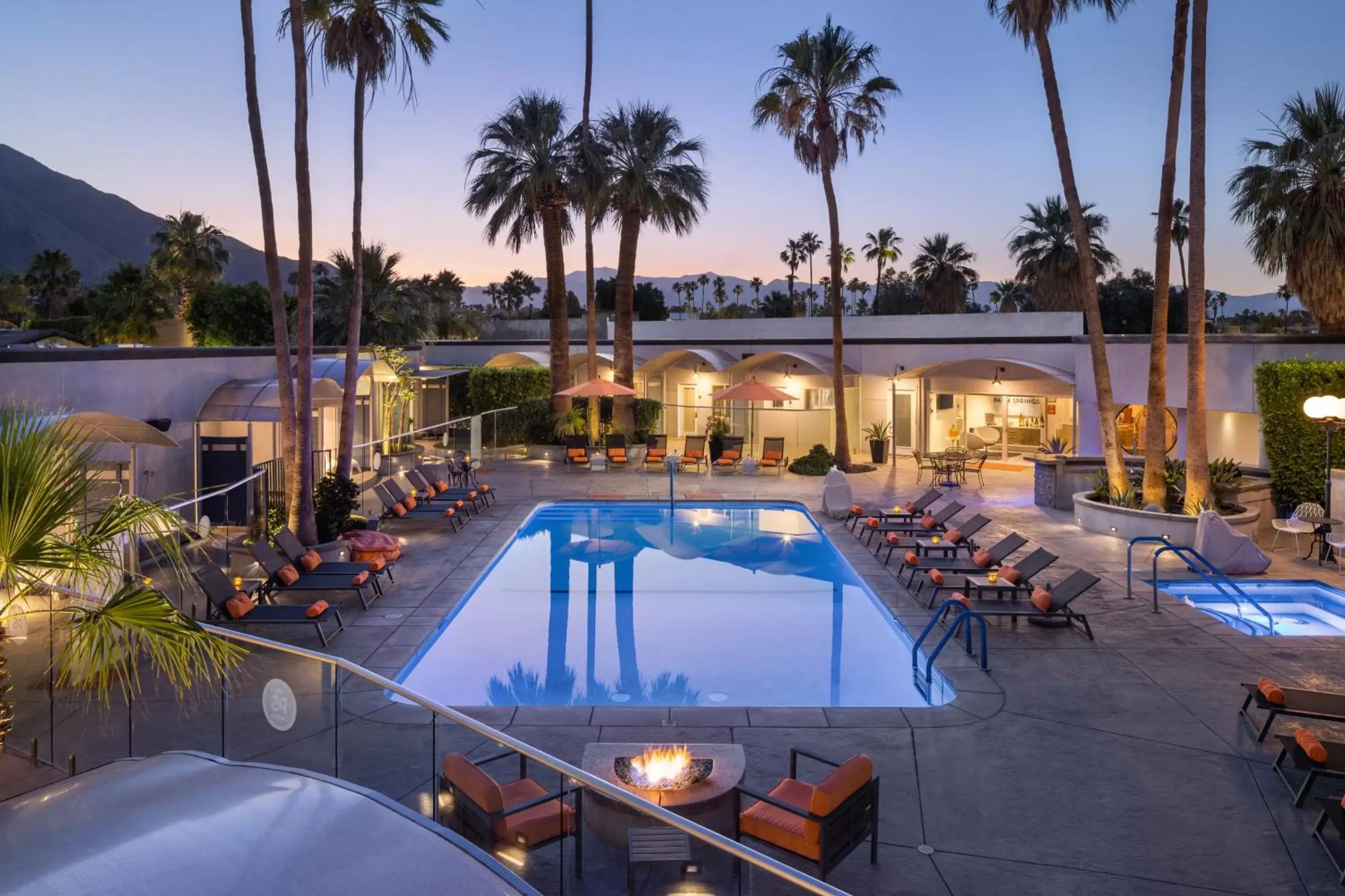 Property building, Swimming Pool in The Palm Springs Hotel