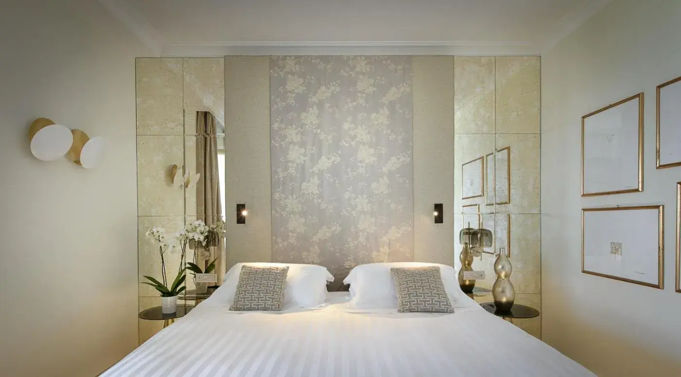 Bed in Villa Marina Capri Hotel & Spa