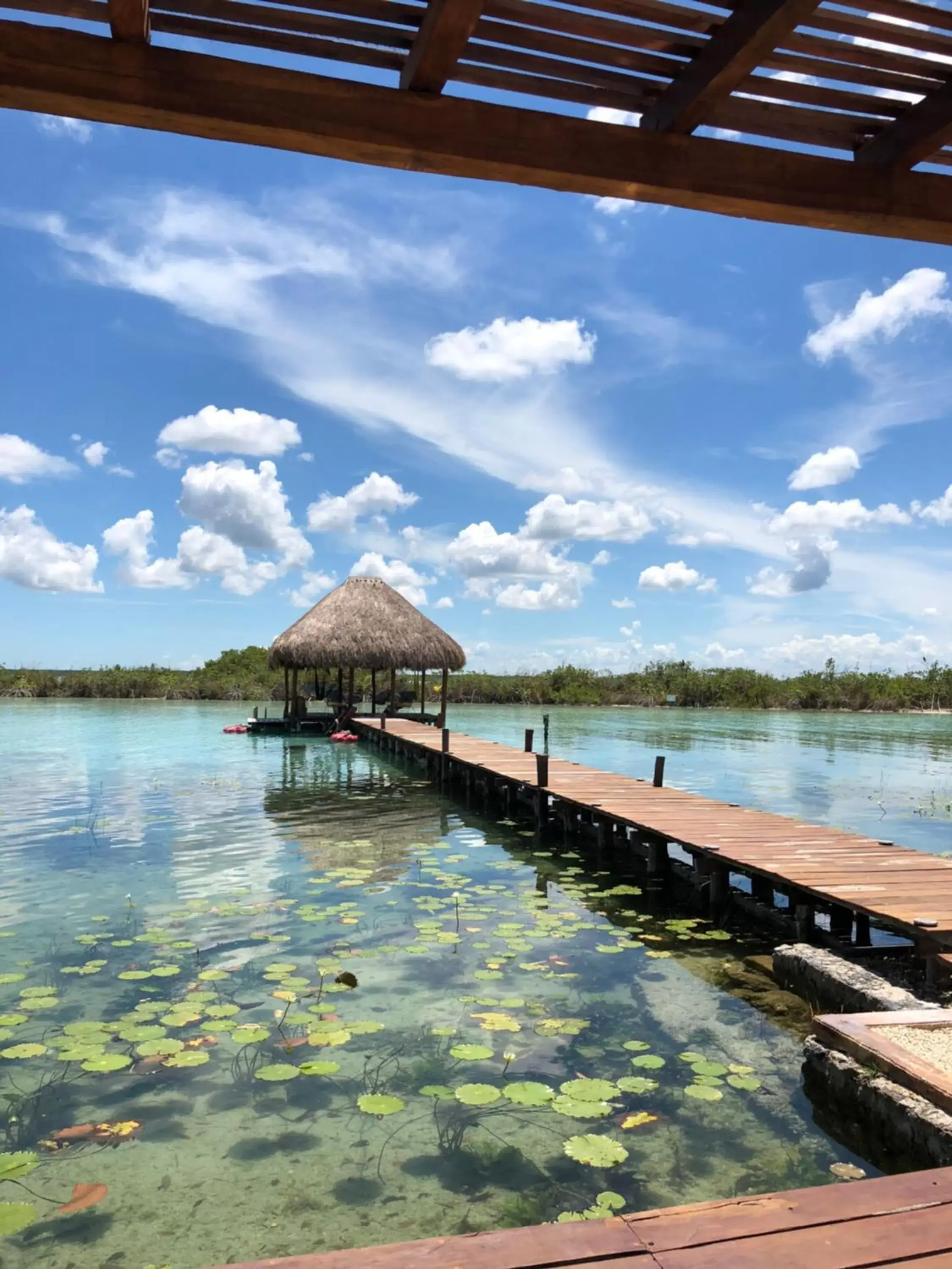 Lake view in Casa Shiva Bacalar by MIJ