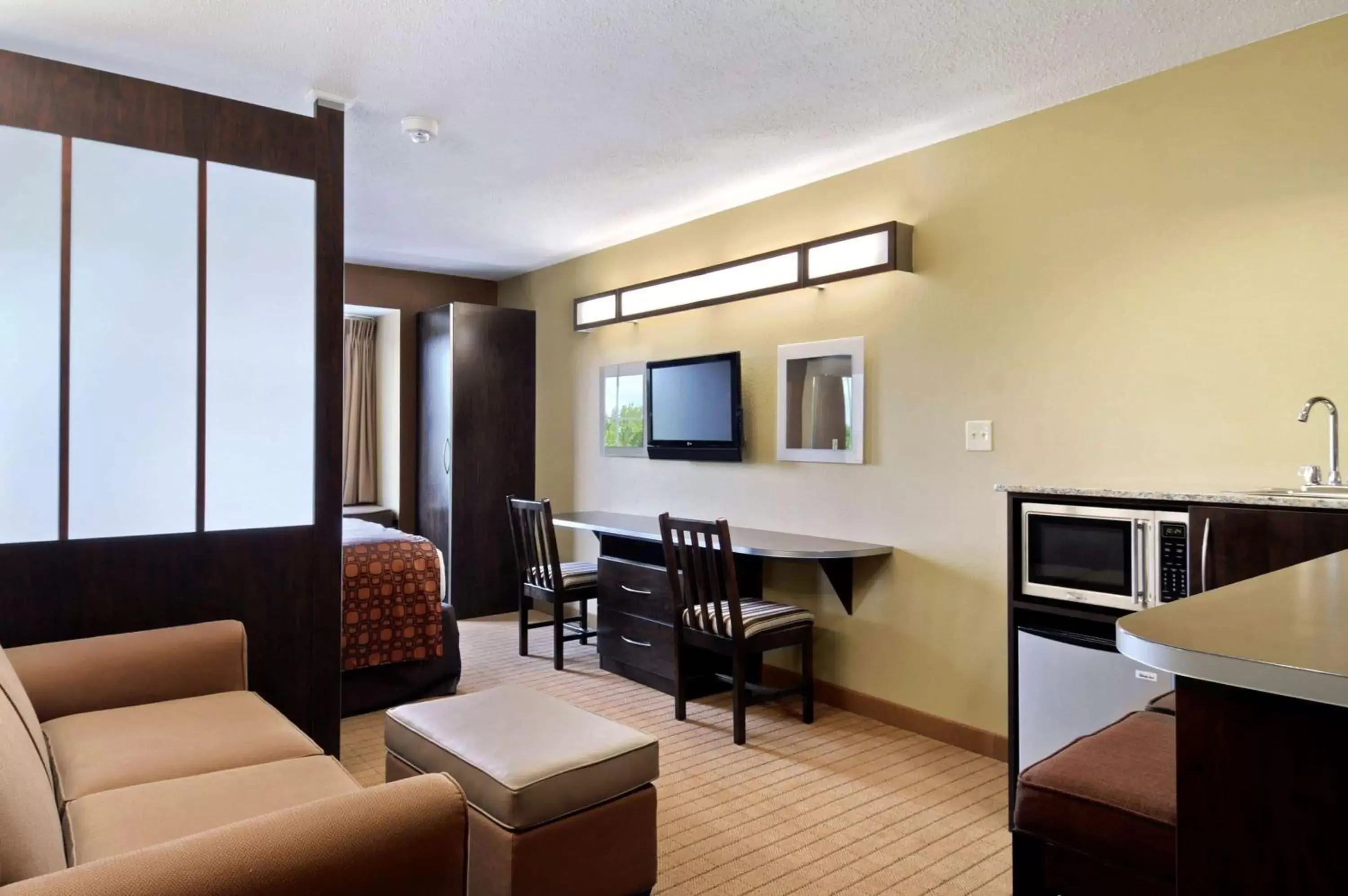 Photo of the whole room, Seating Area in Microtel Inn & Suites by Wyndham Marietta