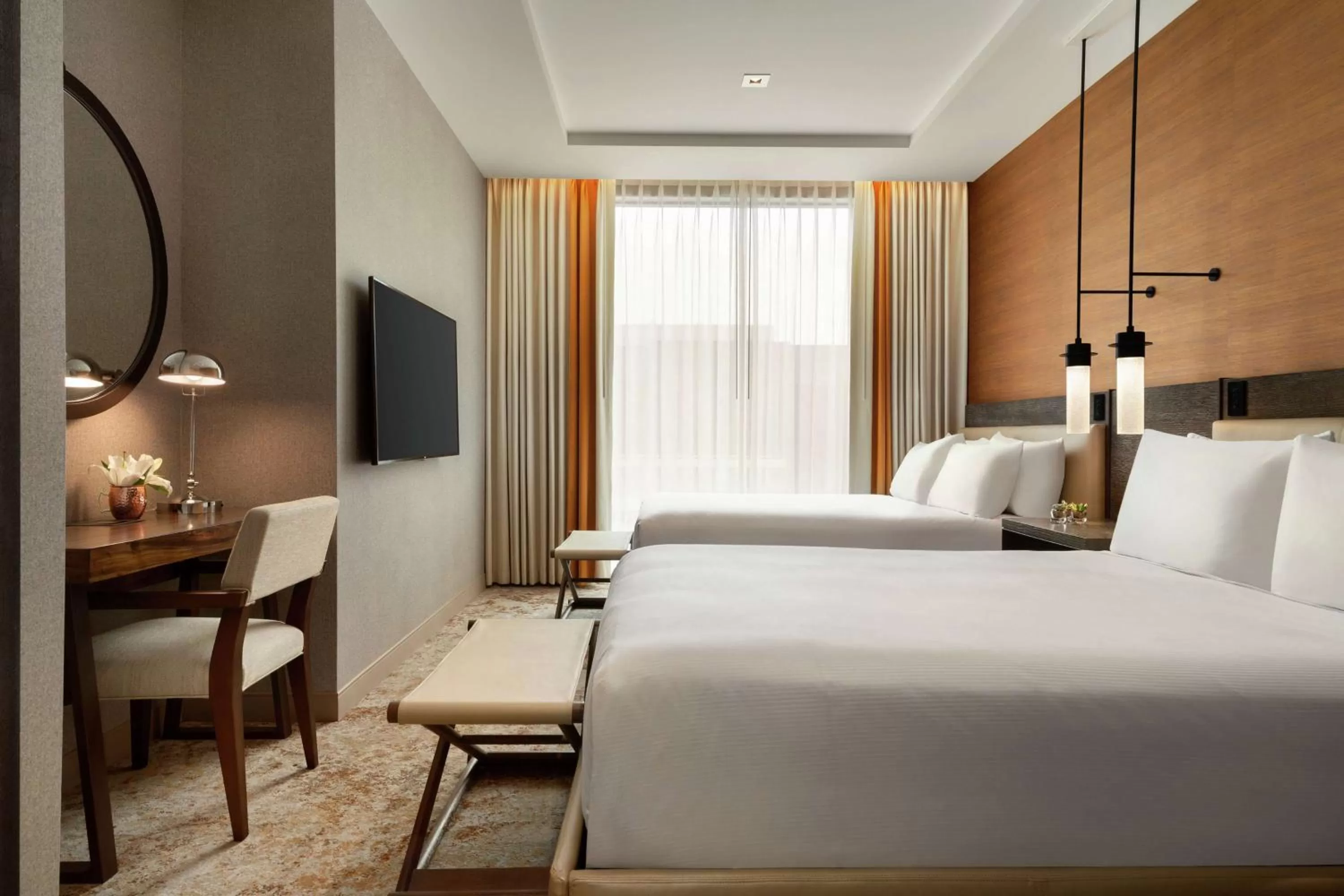 Photo of the whole room, Bed in Hoodoo Moab, Curio Collection by Hilton