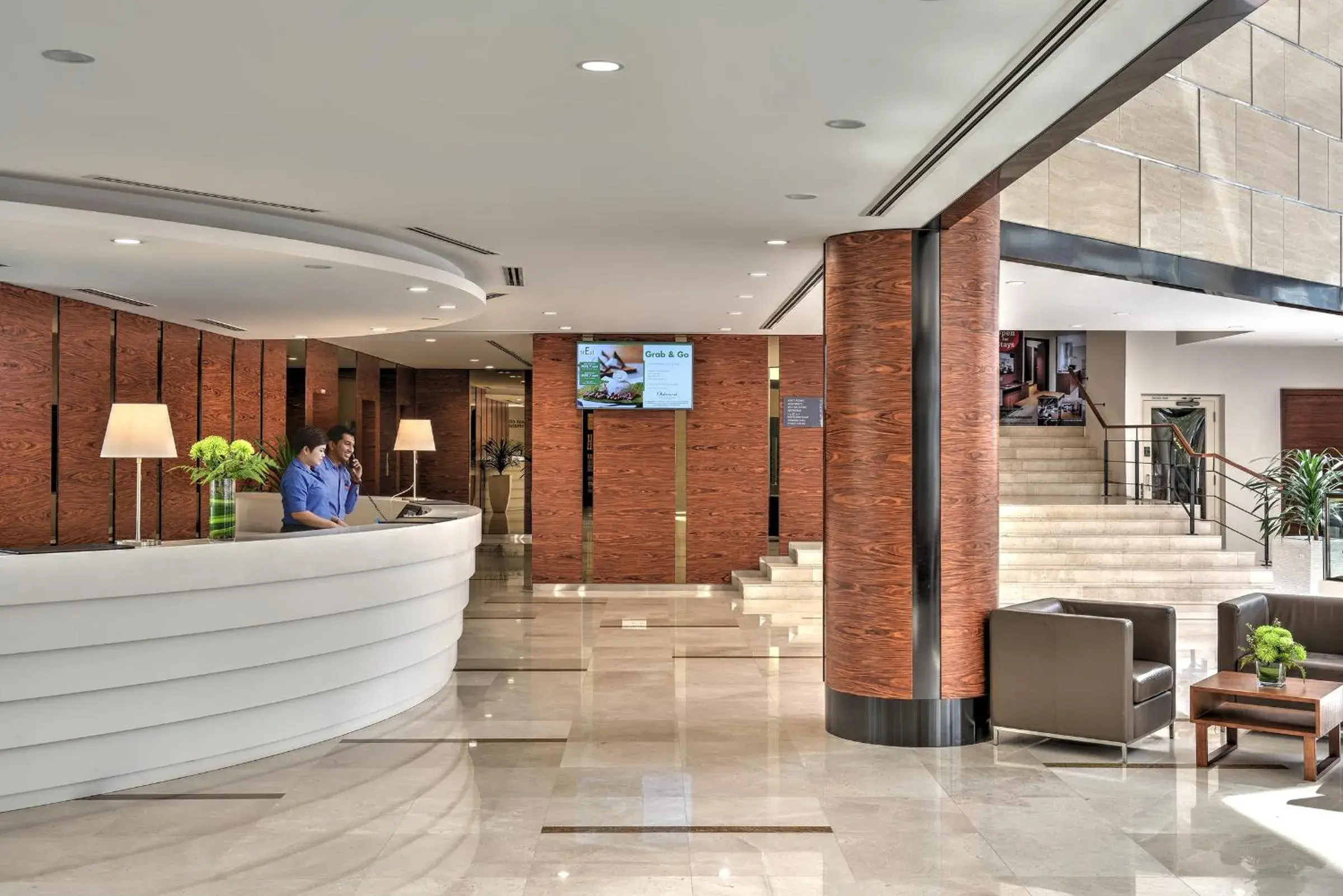 Lobby or reception, Lobby/Reception in Oakwood Hotel and Residence Kuala Lumpur