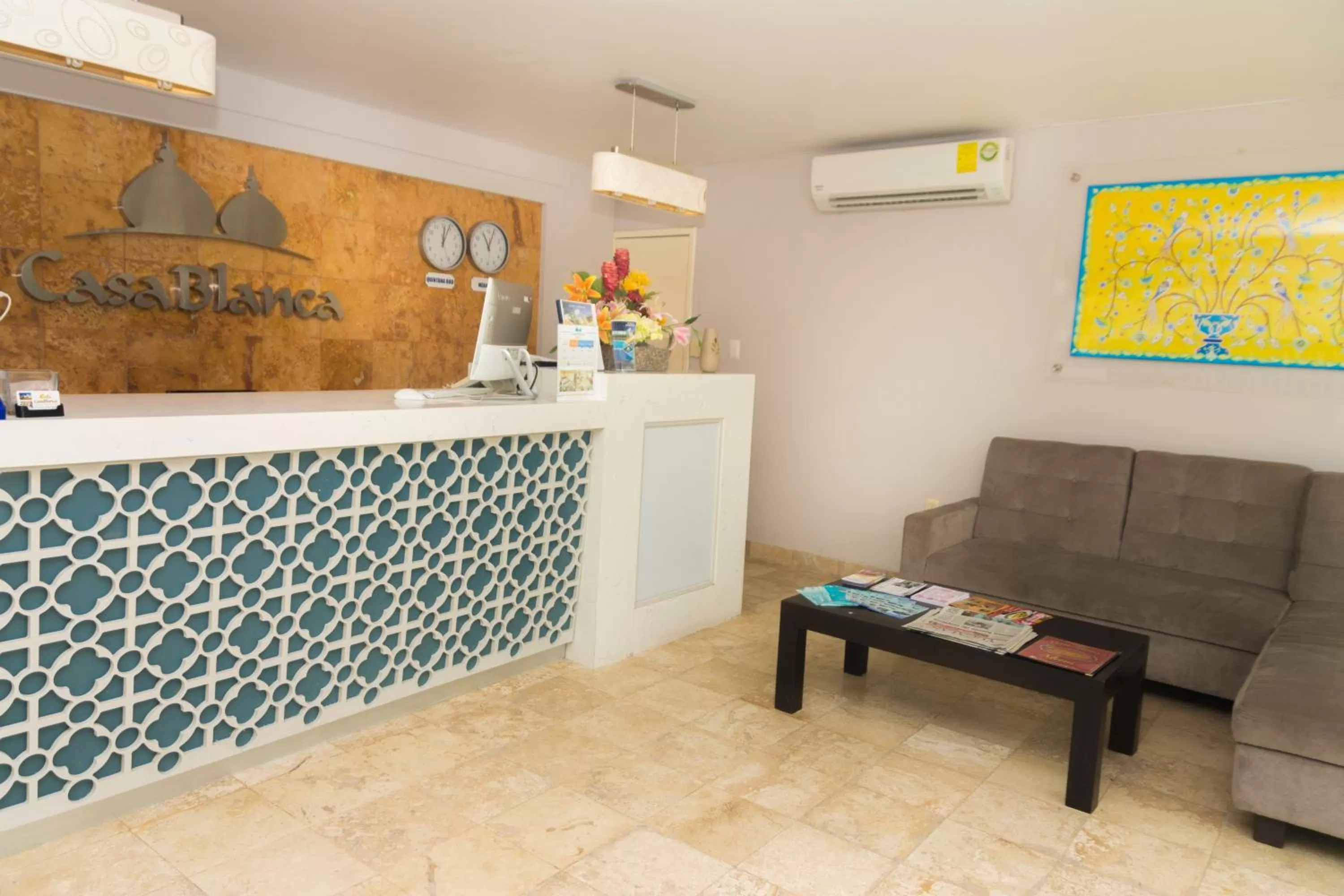 Living room in Hotel Casa Blanca