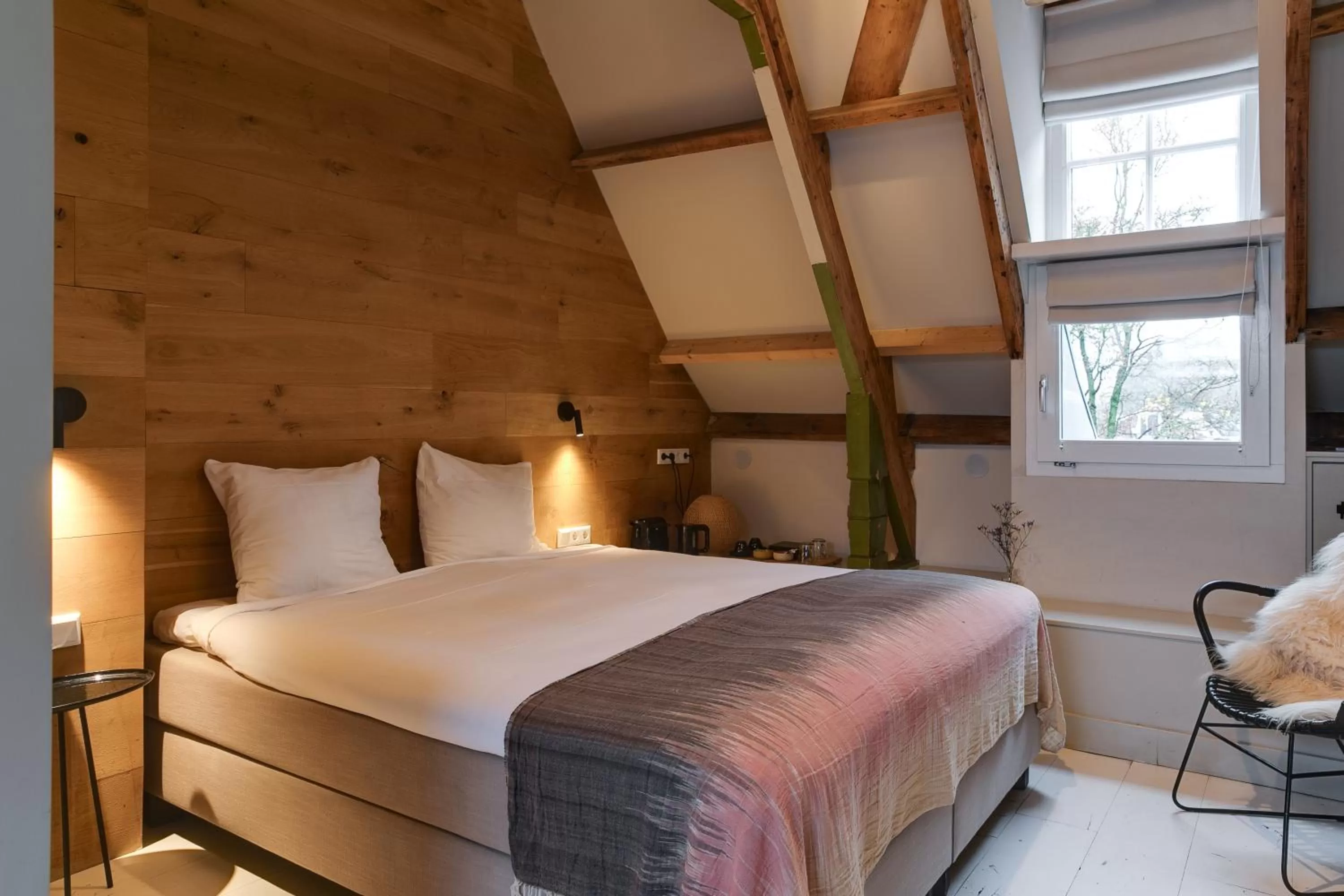 Bed in Vesting Hotel Naarden