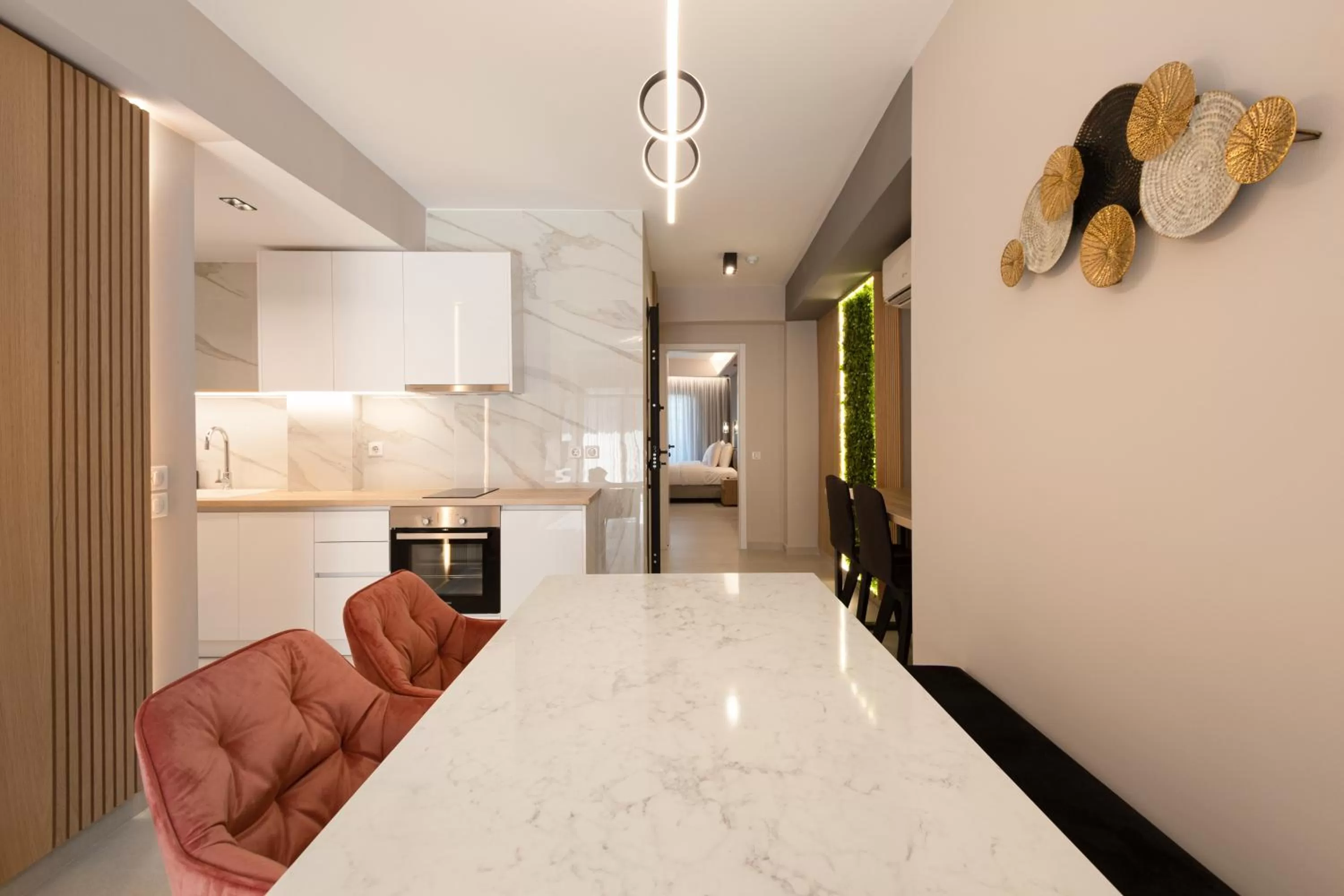 Kitchen or kitchenette in LUX&EASY Athens Downtown Residences