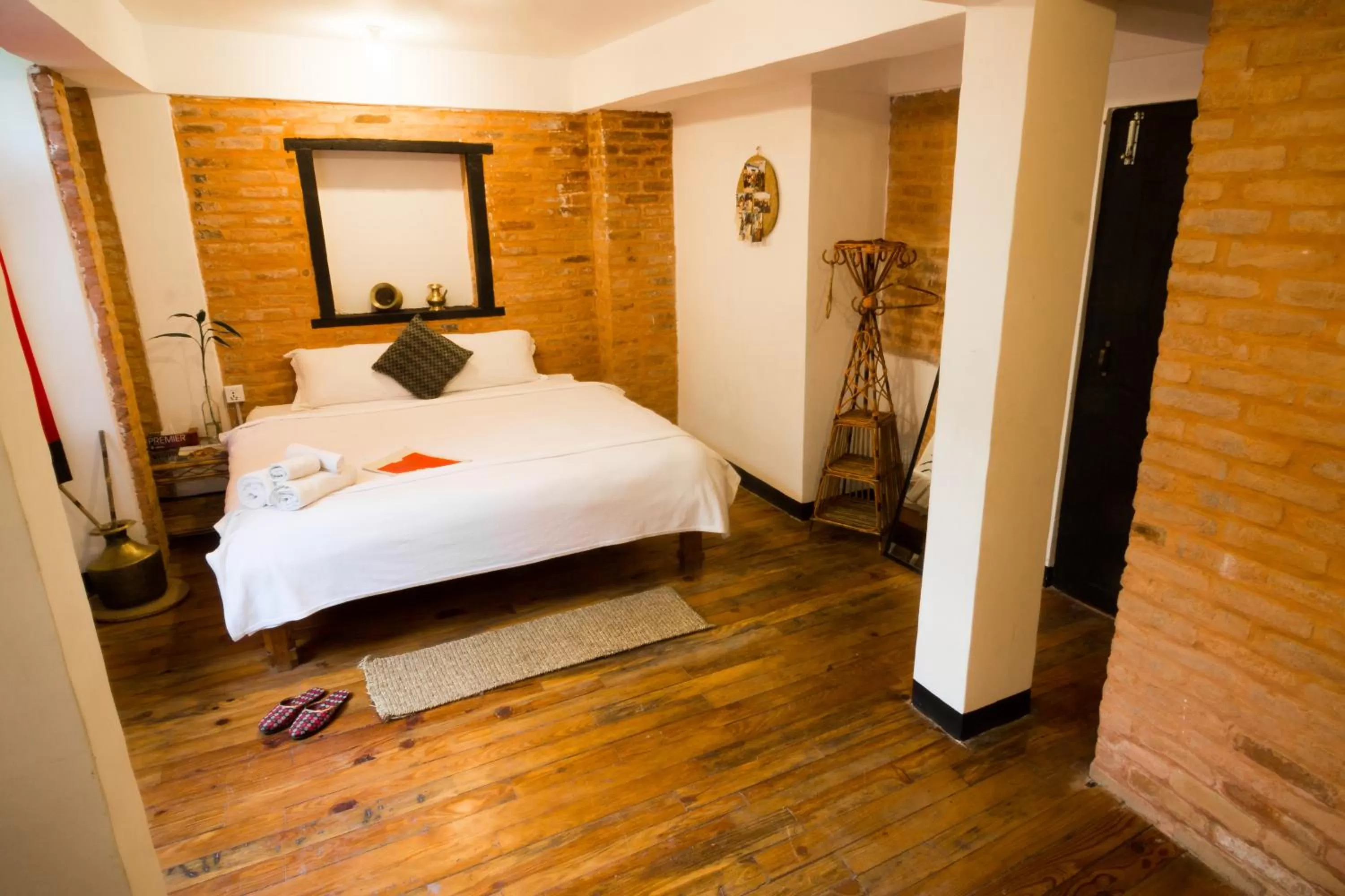 Bed in Lumbini Heritage Home