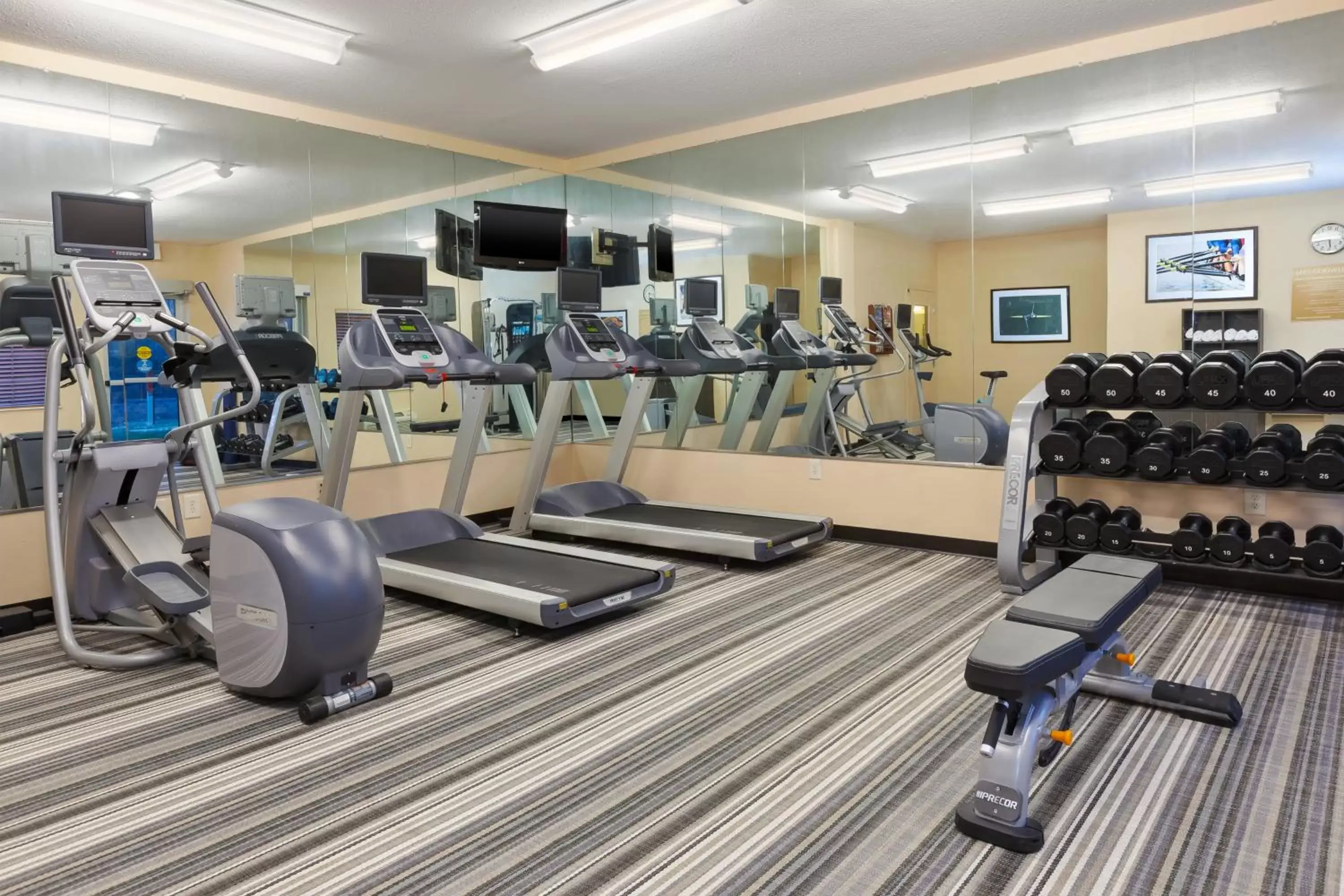 Fitness centre/facilities, Fitness Center/Facilities in Candlewood Suites Rocky Mount, an IHG Hotel