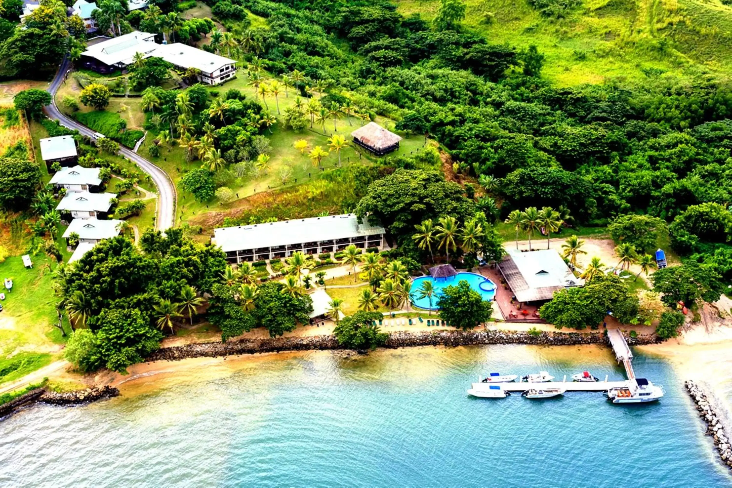 View (from property/room), Bird's-eye View in Anchorage Beach Resort