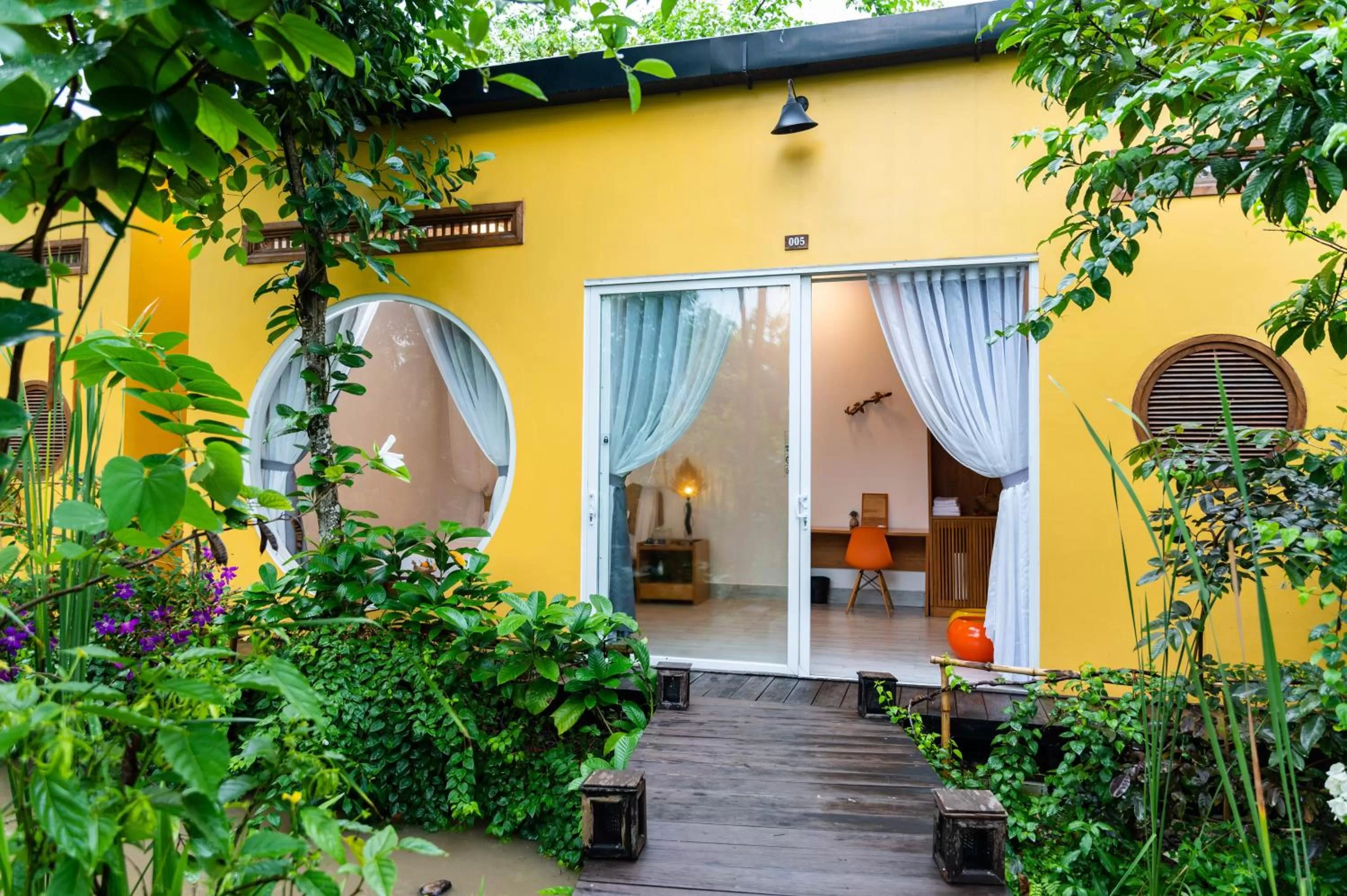 Bed in Binh Minh Eco Lodge