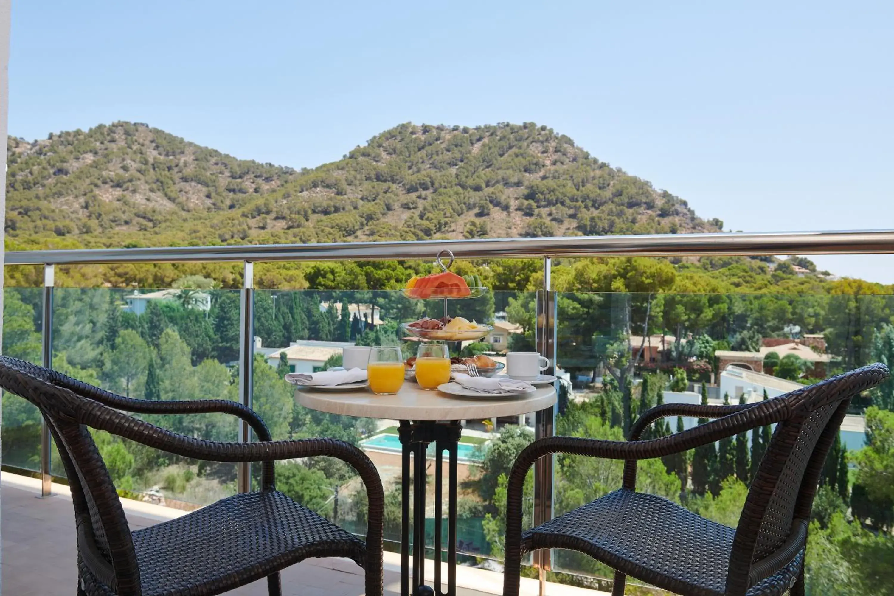 Balcony/Terrace in Hipotels Eurotel Punta Rotja Spa-Golf