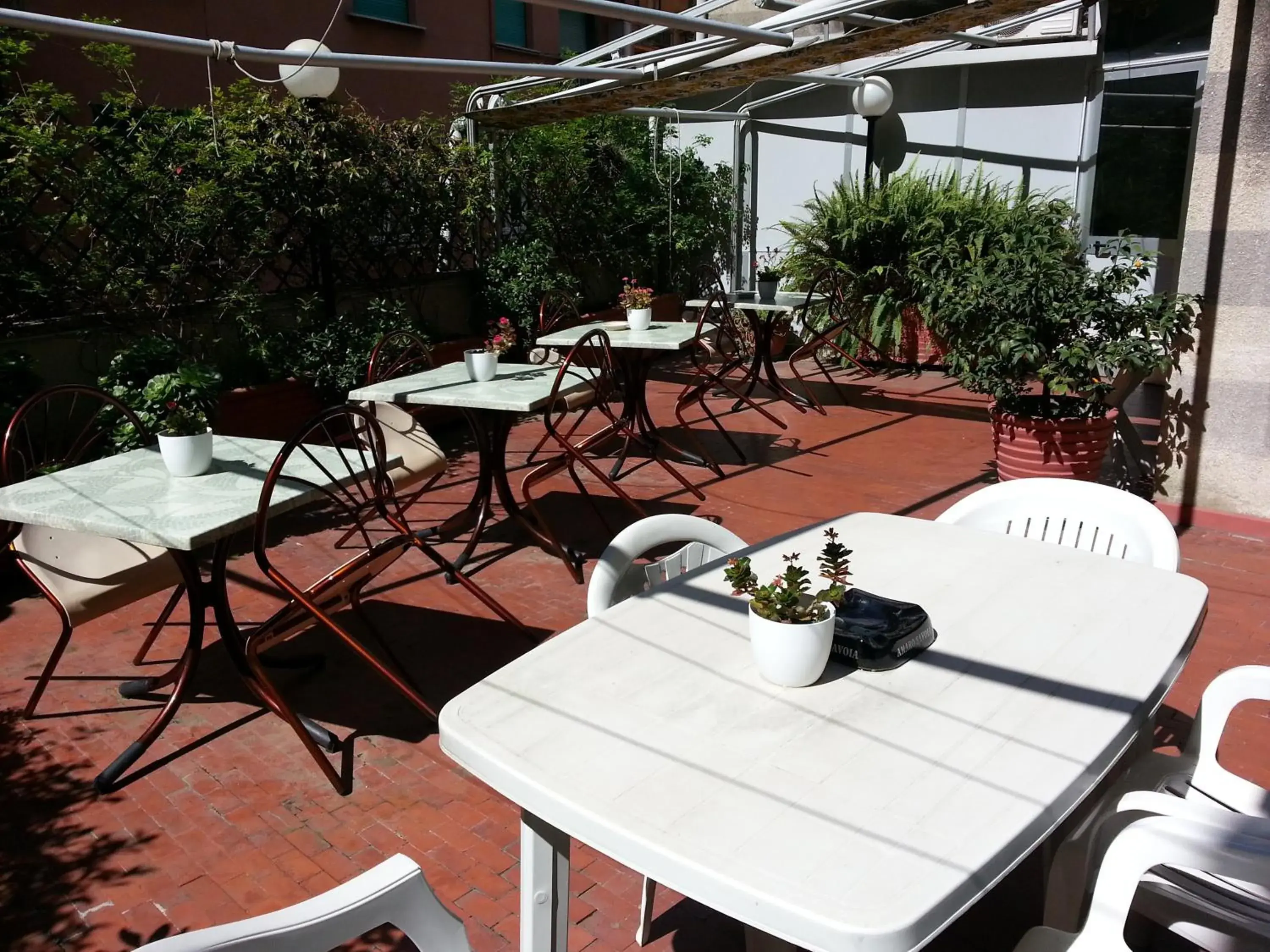 Balcony/Terrace, Restaurant/Places to Eat in Hotel Mignon Posta
