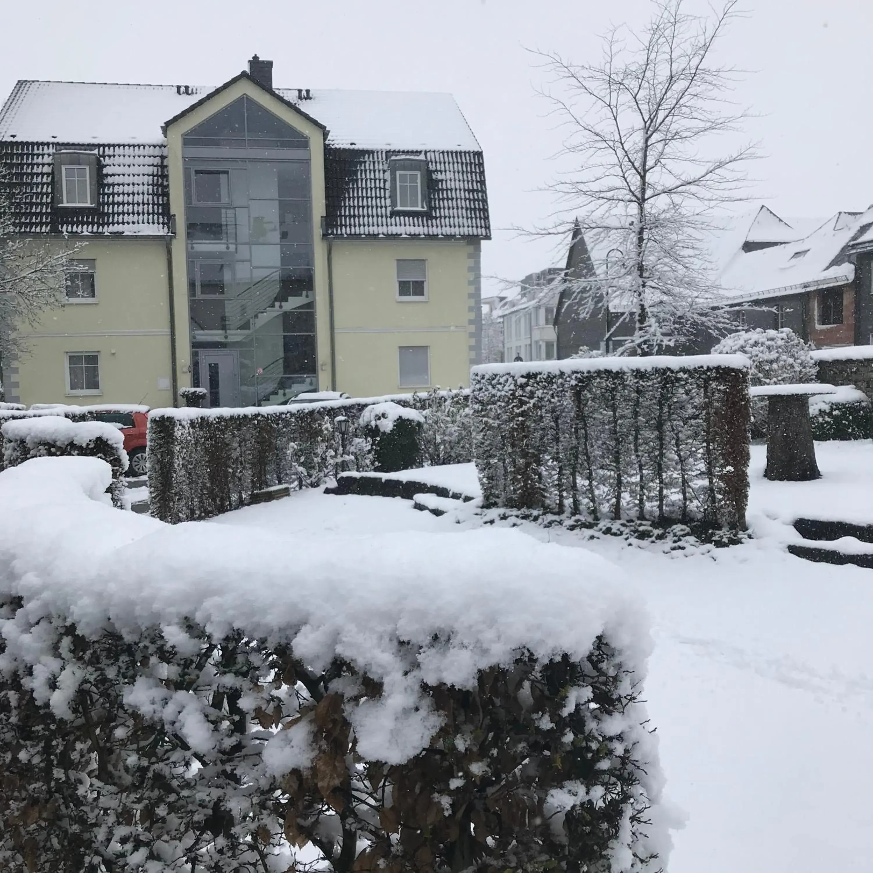 Property building, Winter in Hotel am Wallgraben