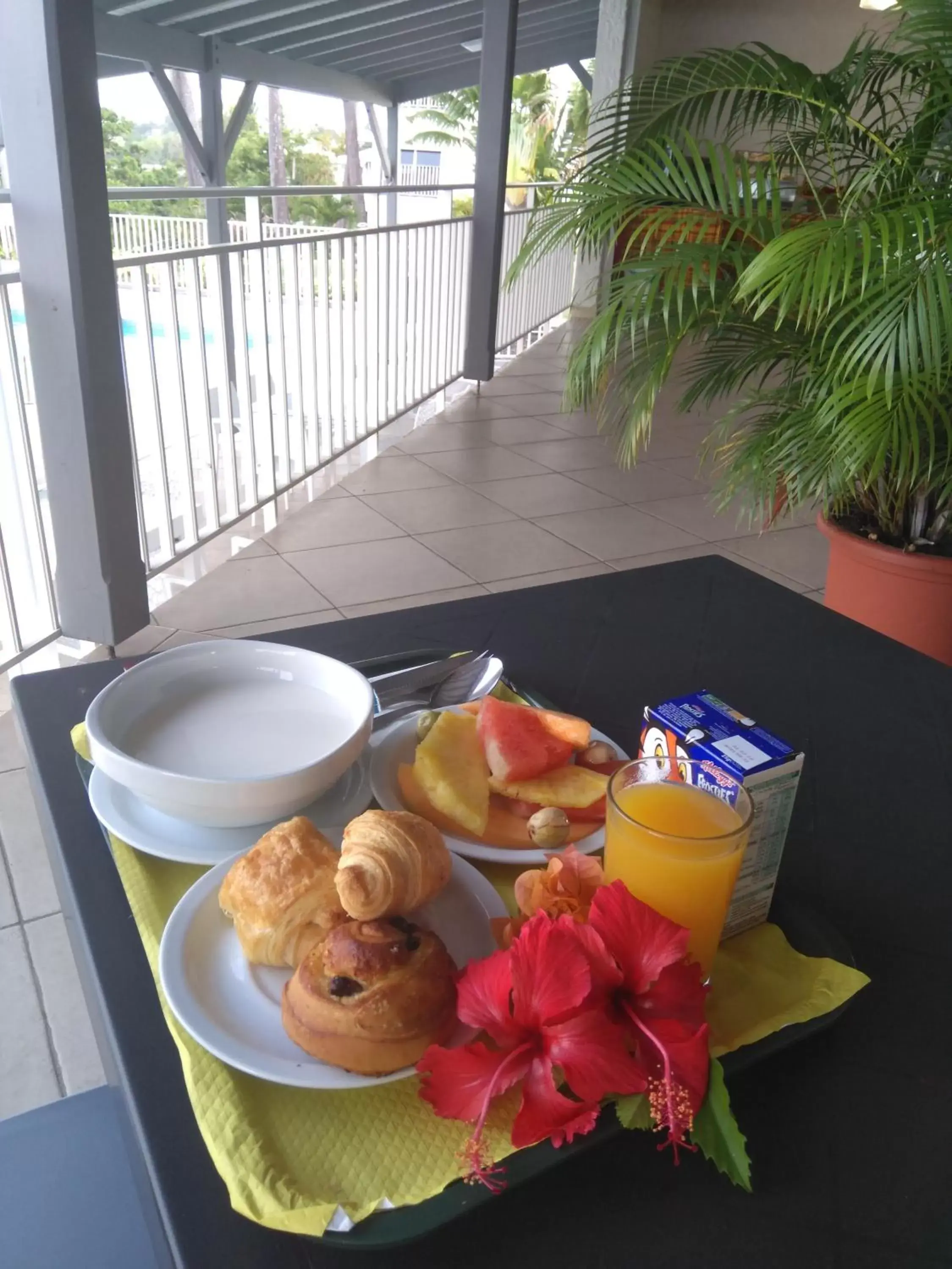 Buffet breakfast in Hotel Village Soleil