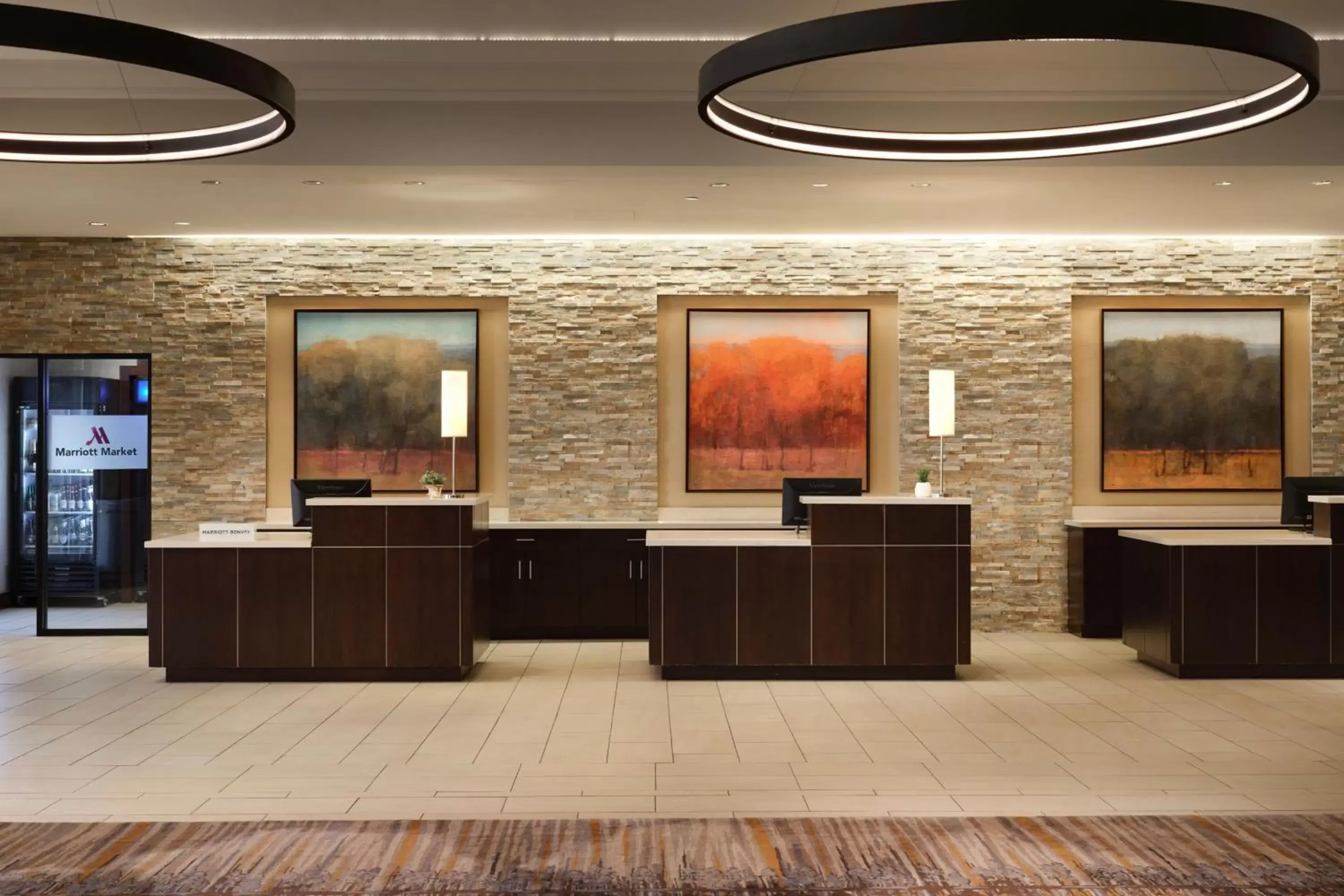 Lobby or reception, Lobby/Reception in Minneapolis Marriott Northwest