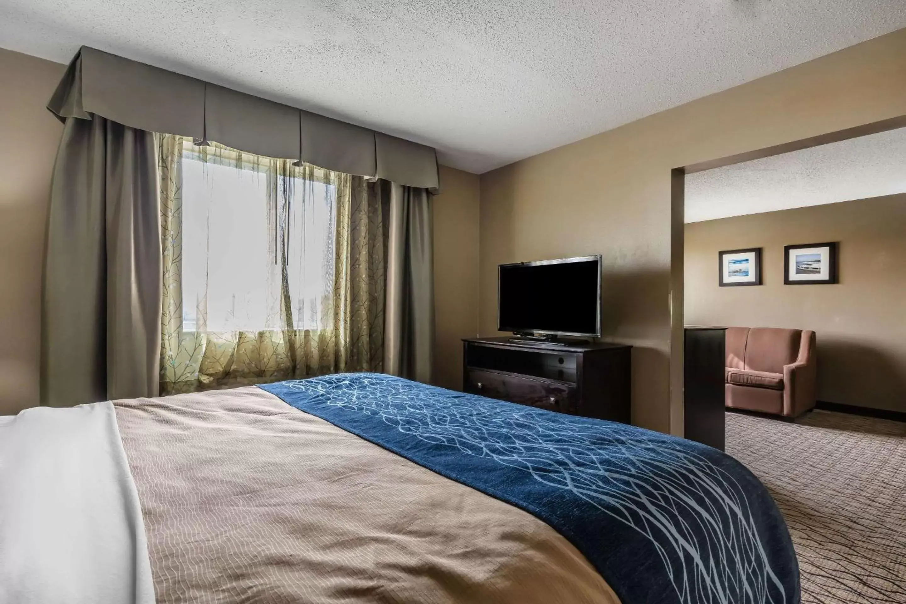 Photo of the whole room, Bed in Comfort Inn & Suites Crystal Inn Sportsplex Gulfport