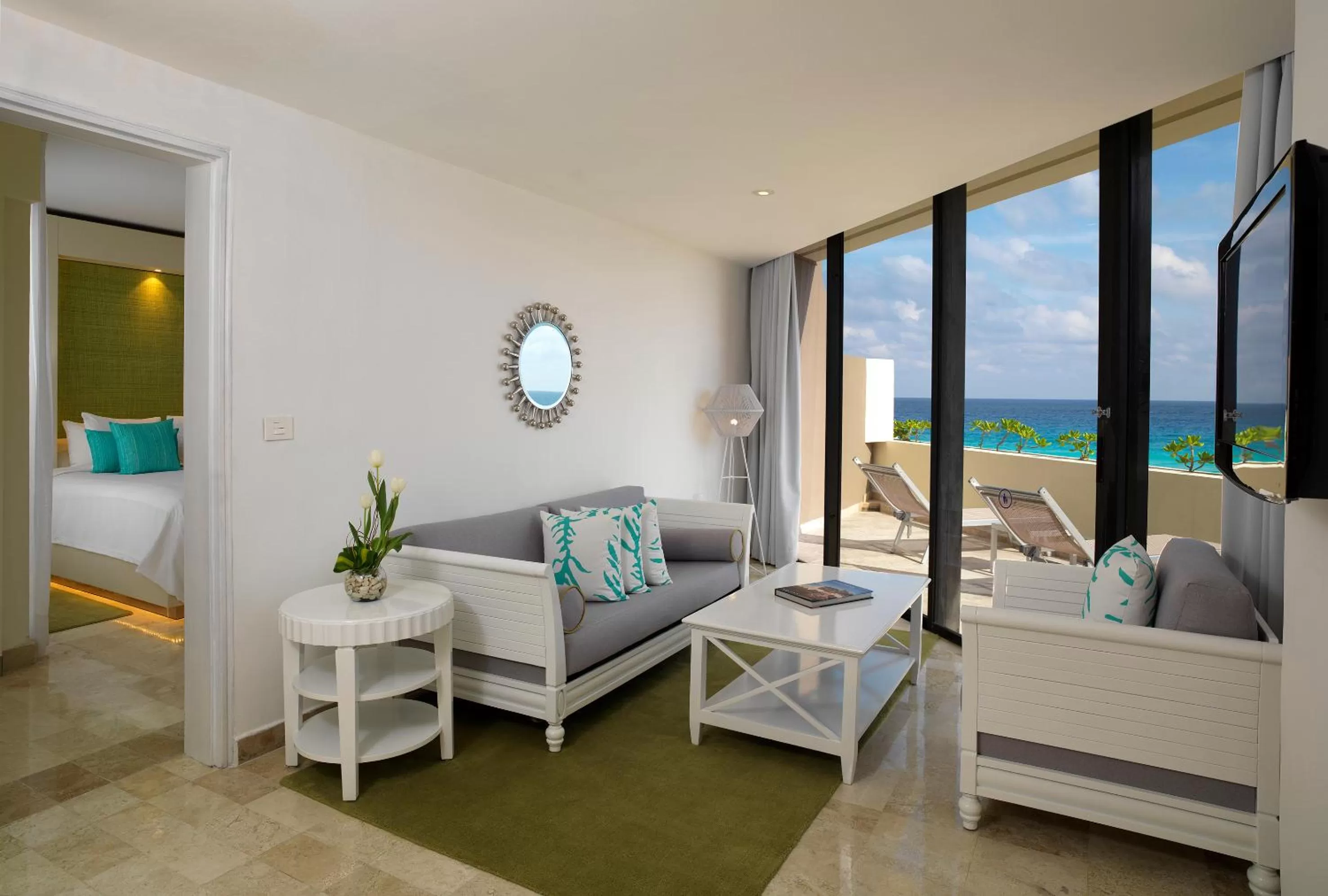 Bedroom, Bed in Paradisus Cancun All Inclusive