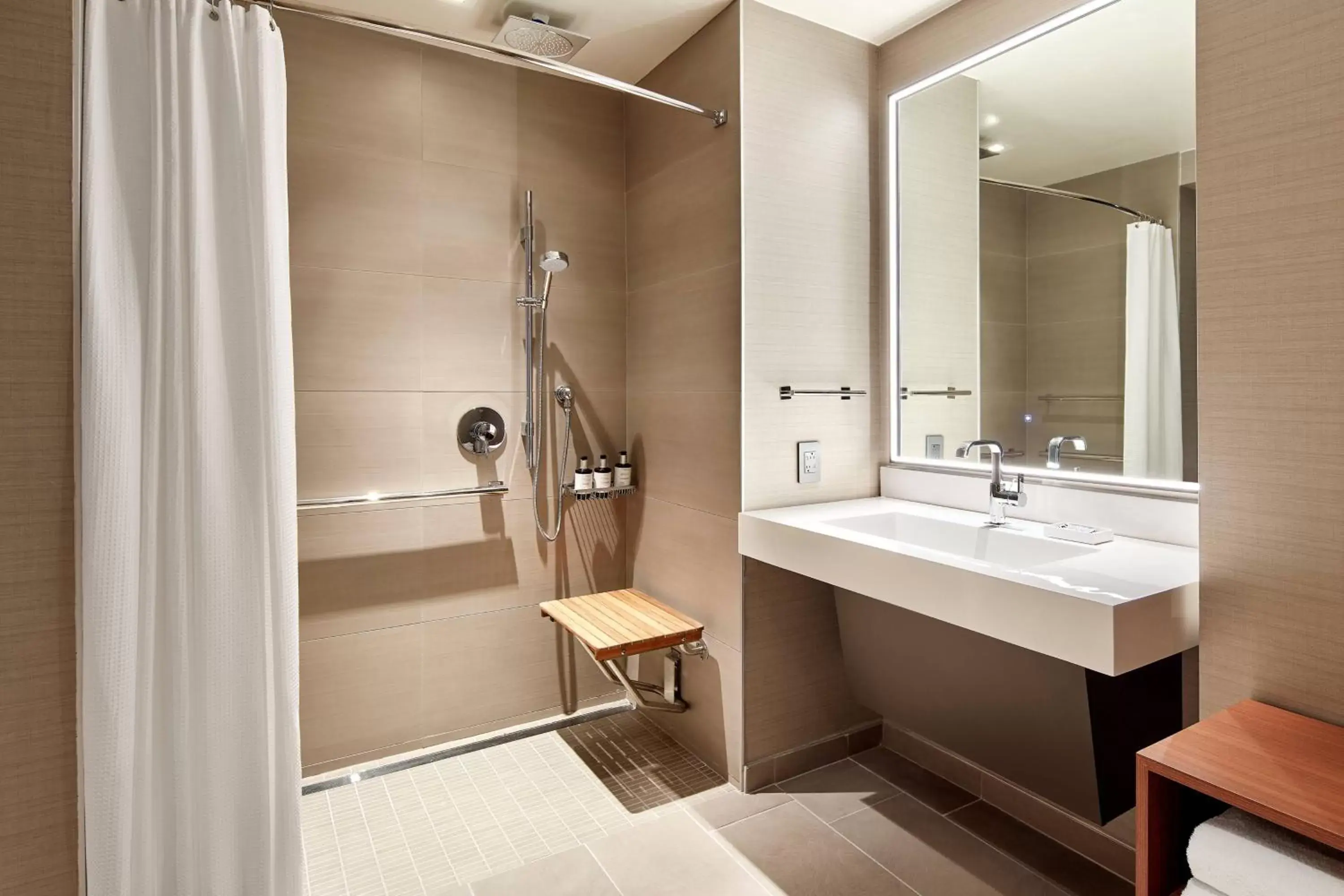 Bathroom in AC Hotel by Marriott San Jose Santa Clara