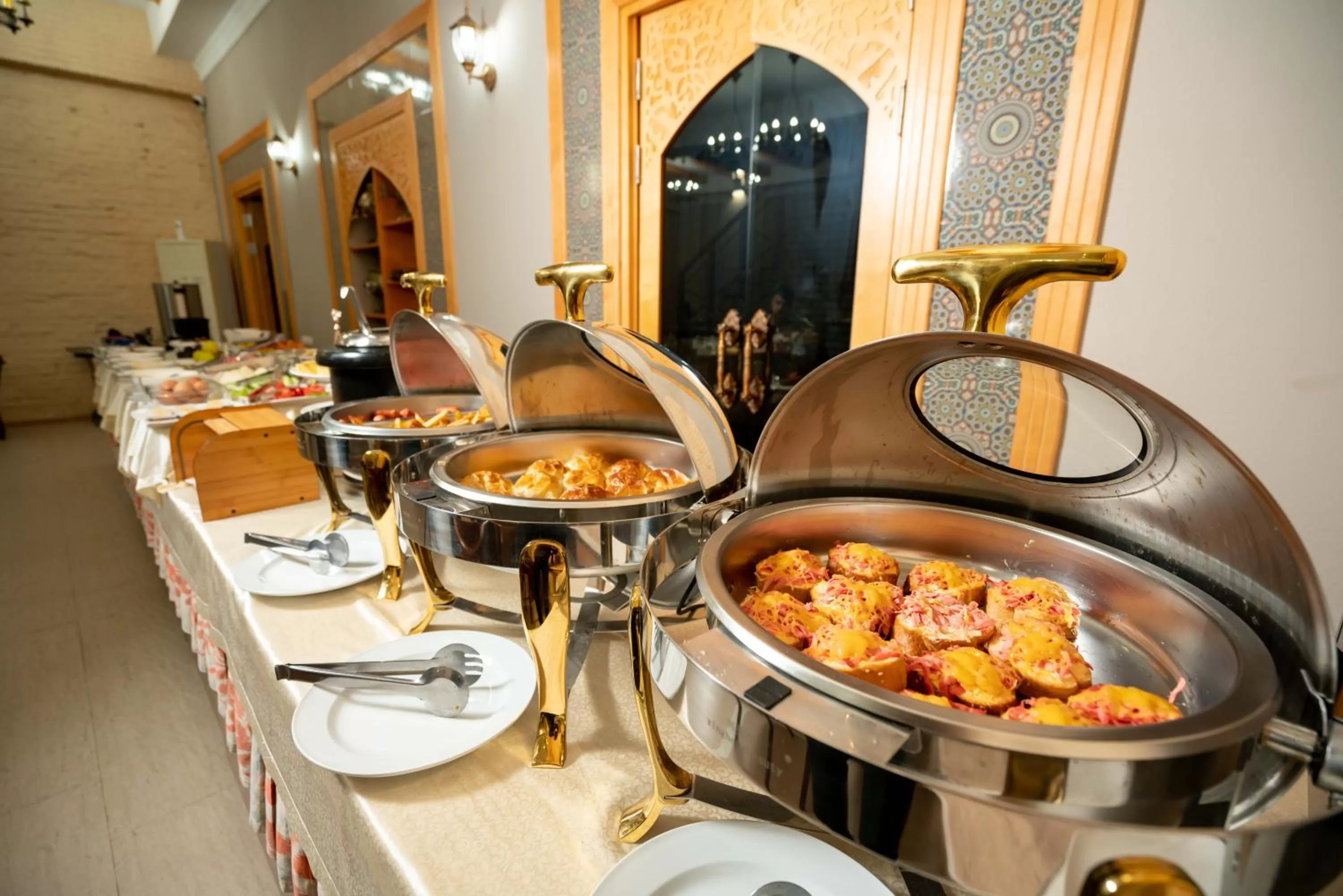 Breakfast in Hotel Malika Bukhara