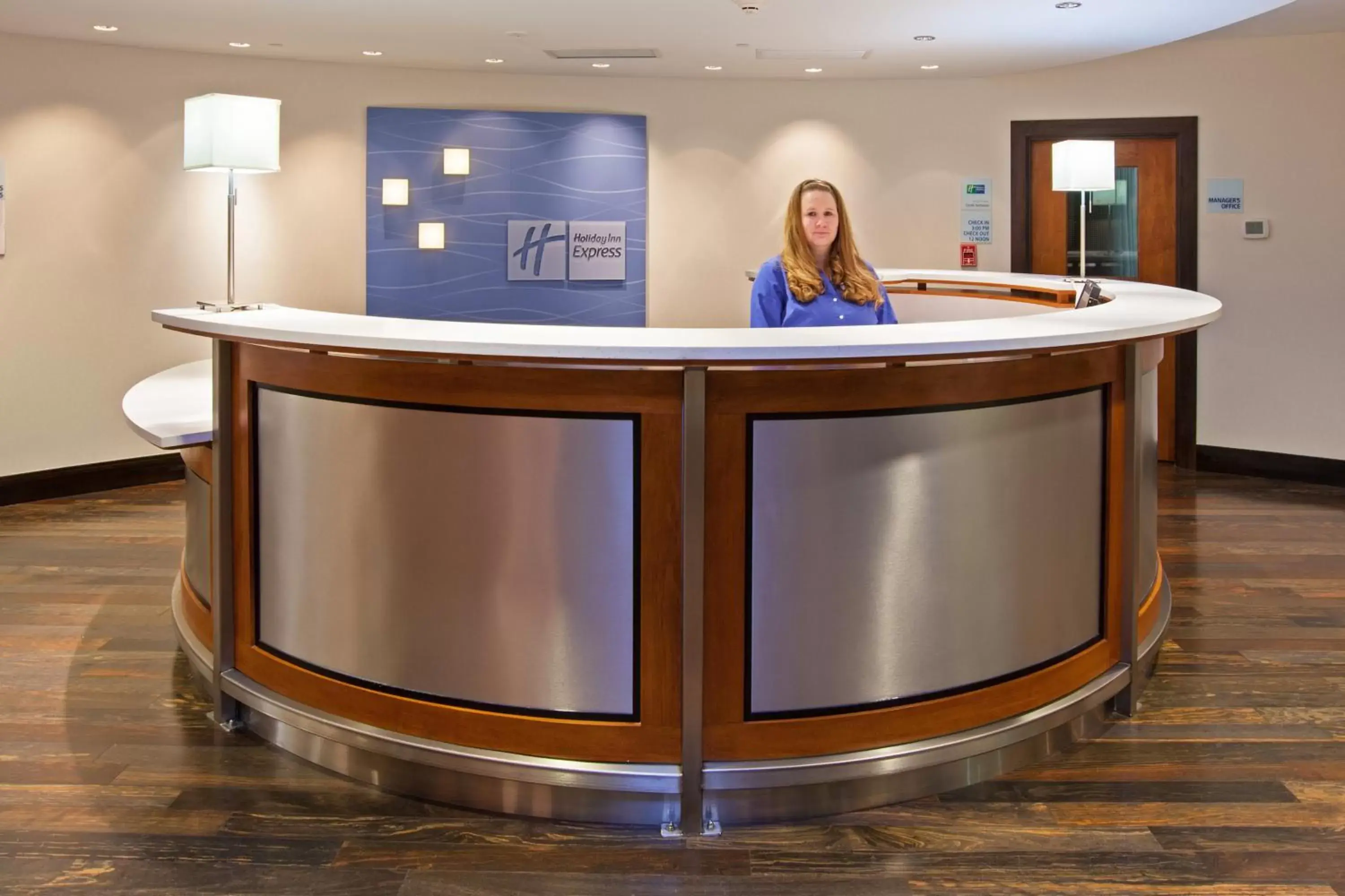 Lobby or reception in Holiday Inn Express Indianapolis - Fishers, an IHG Hotel