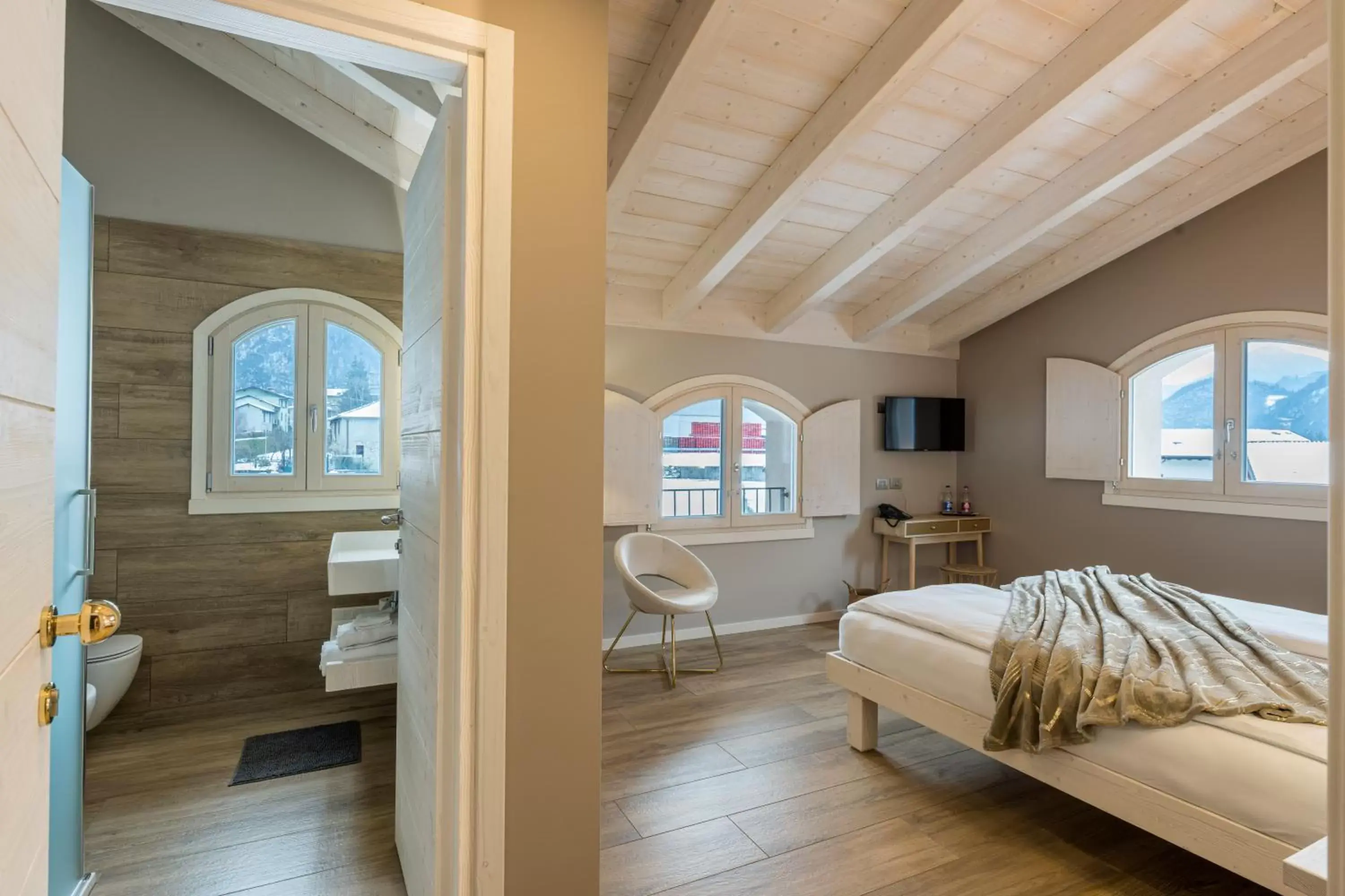 Bedroom in Bianco Hotel