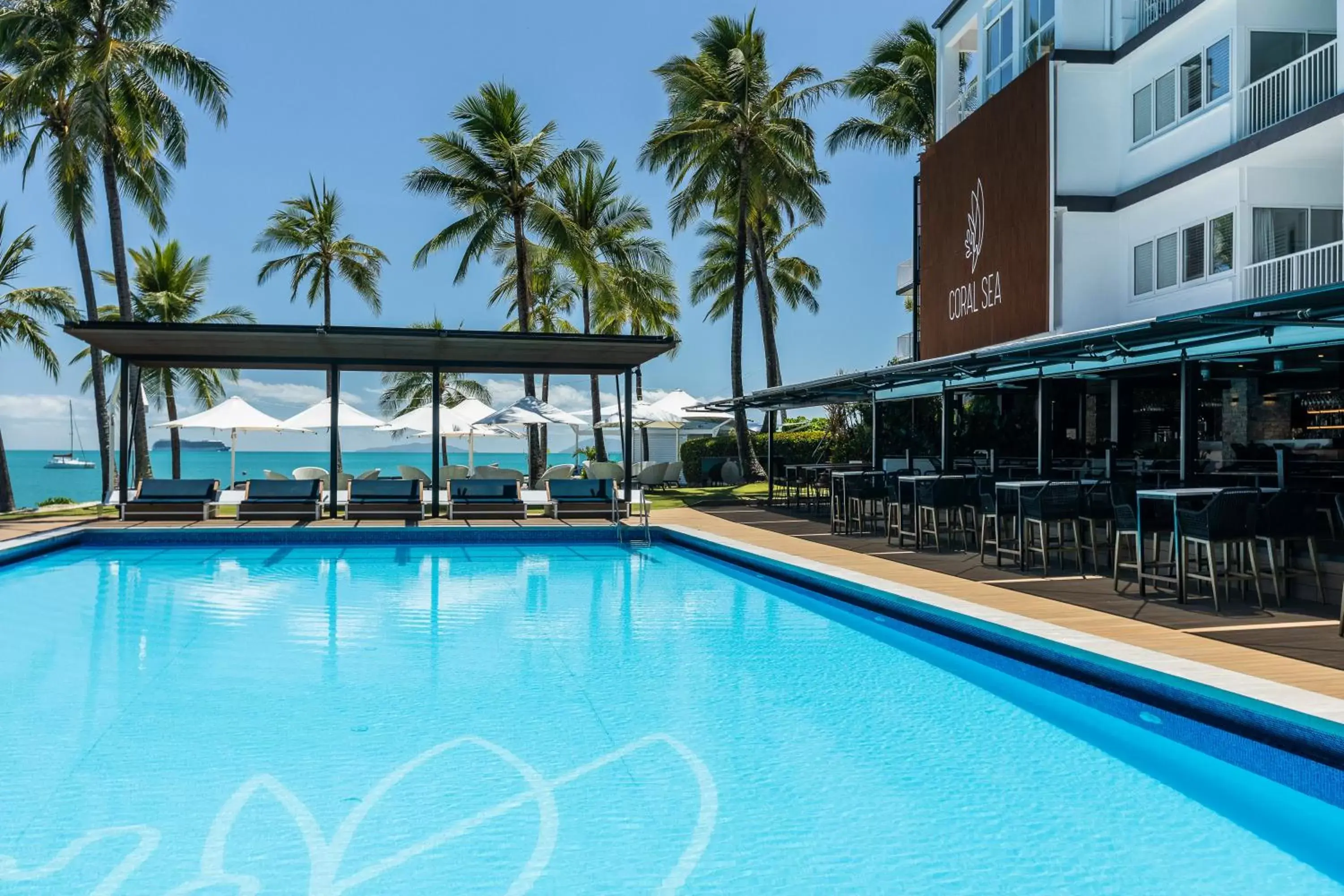 Swimming Pool in Coral Sea Marina Resort