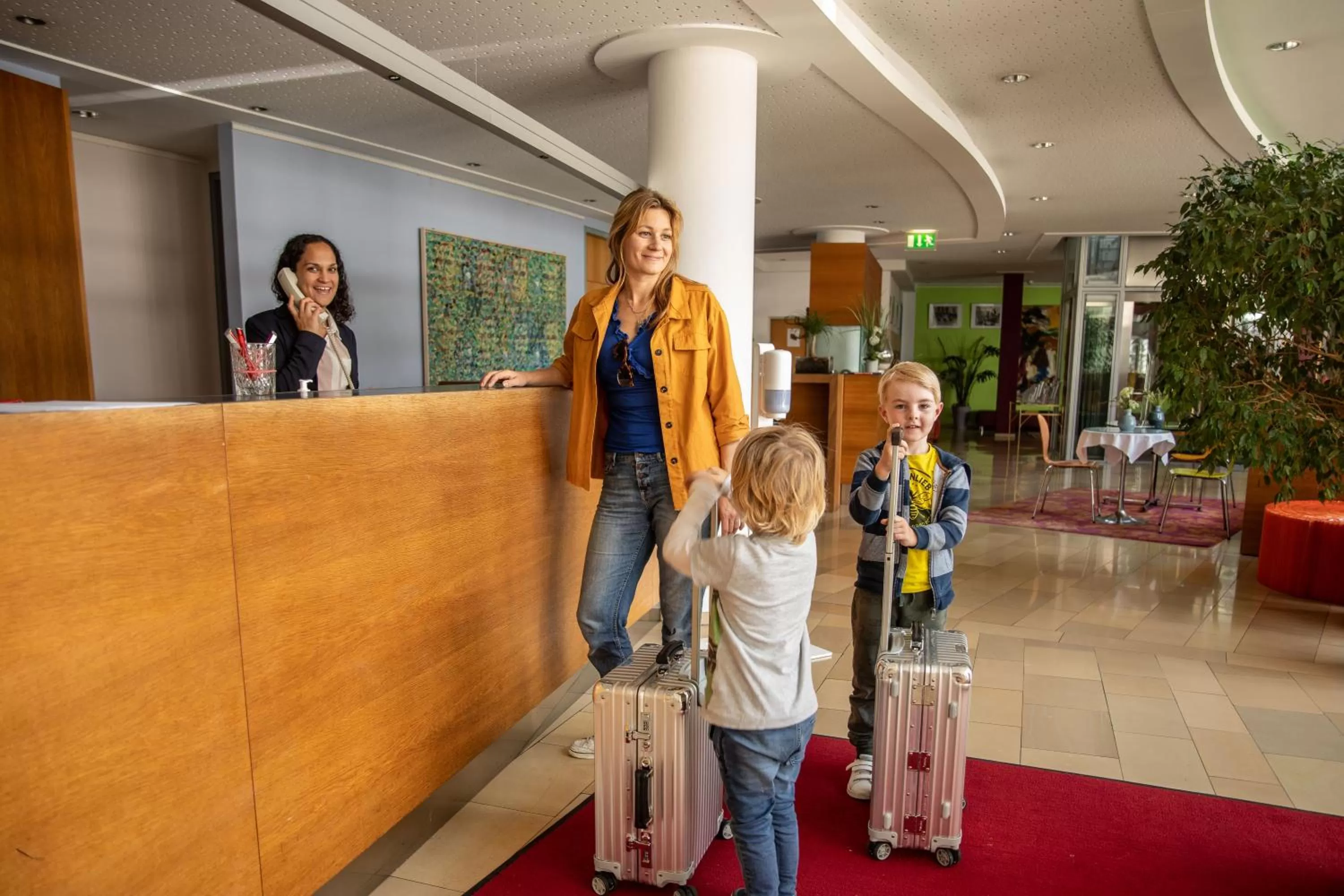 Lobby or reception in Apartment-Hotel Schaffenrath