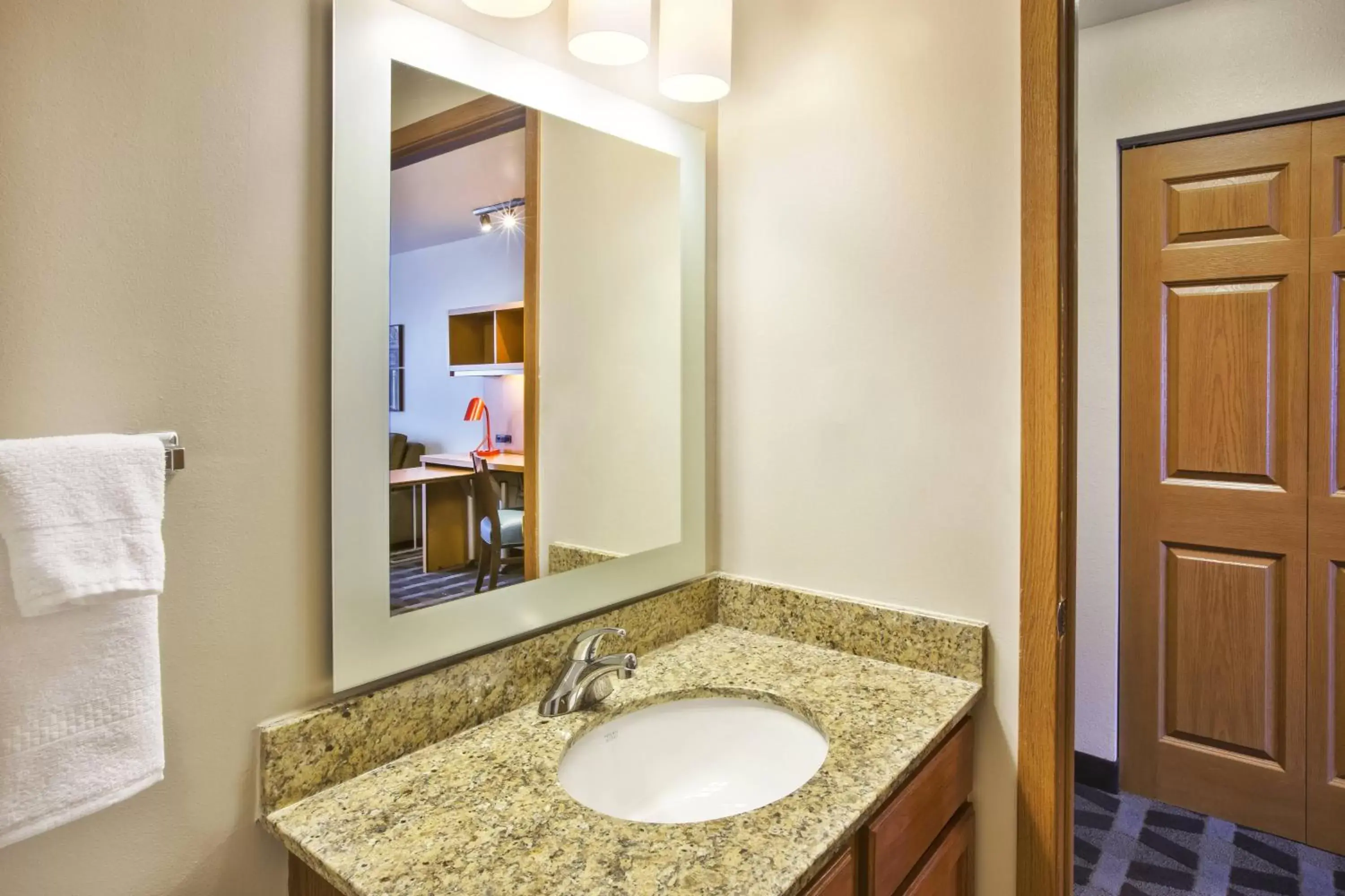 Photo of the whole room, Bathroom in TownePlace Suites Detroit Dearborn