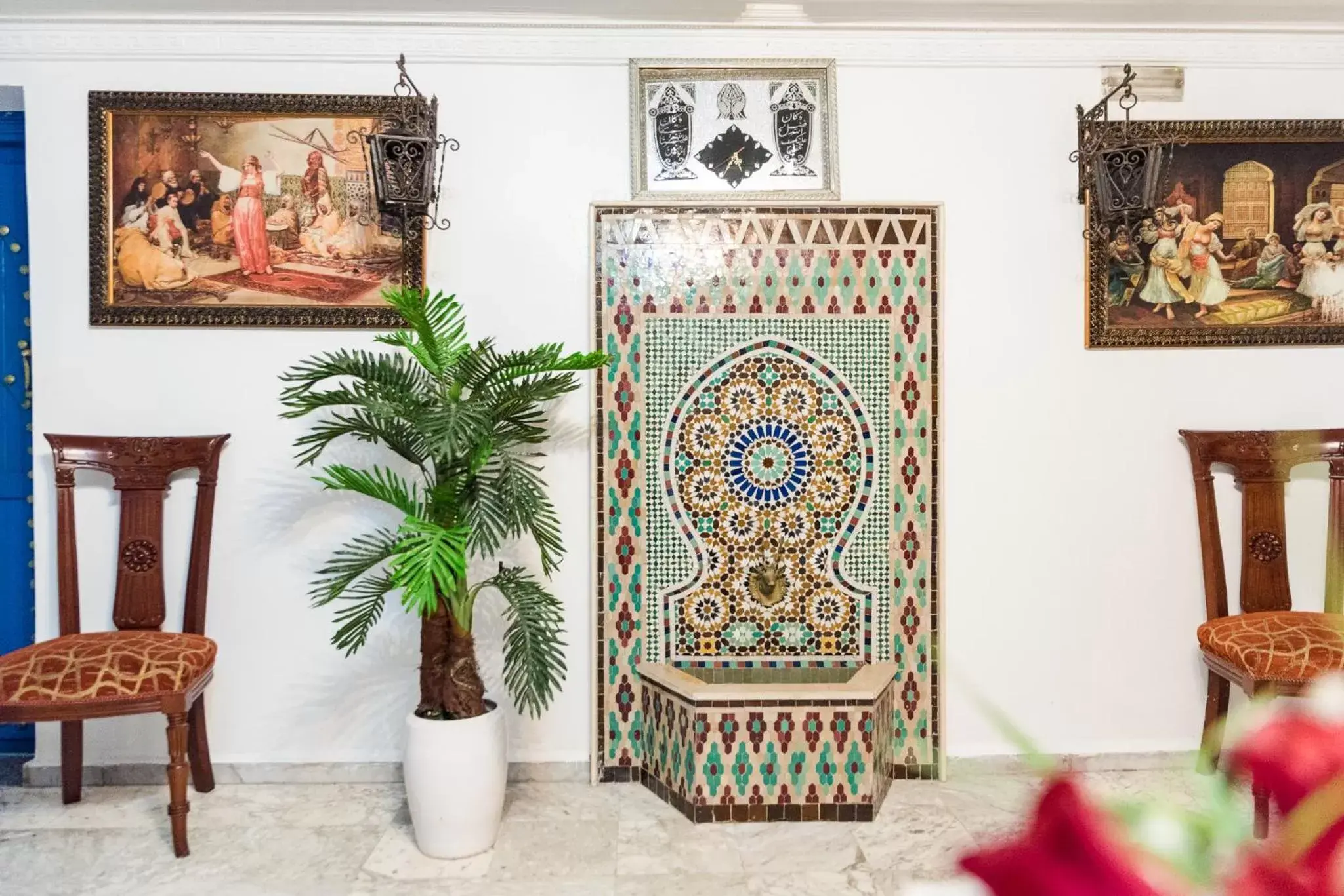 Living room in Hotel Moroccan House