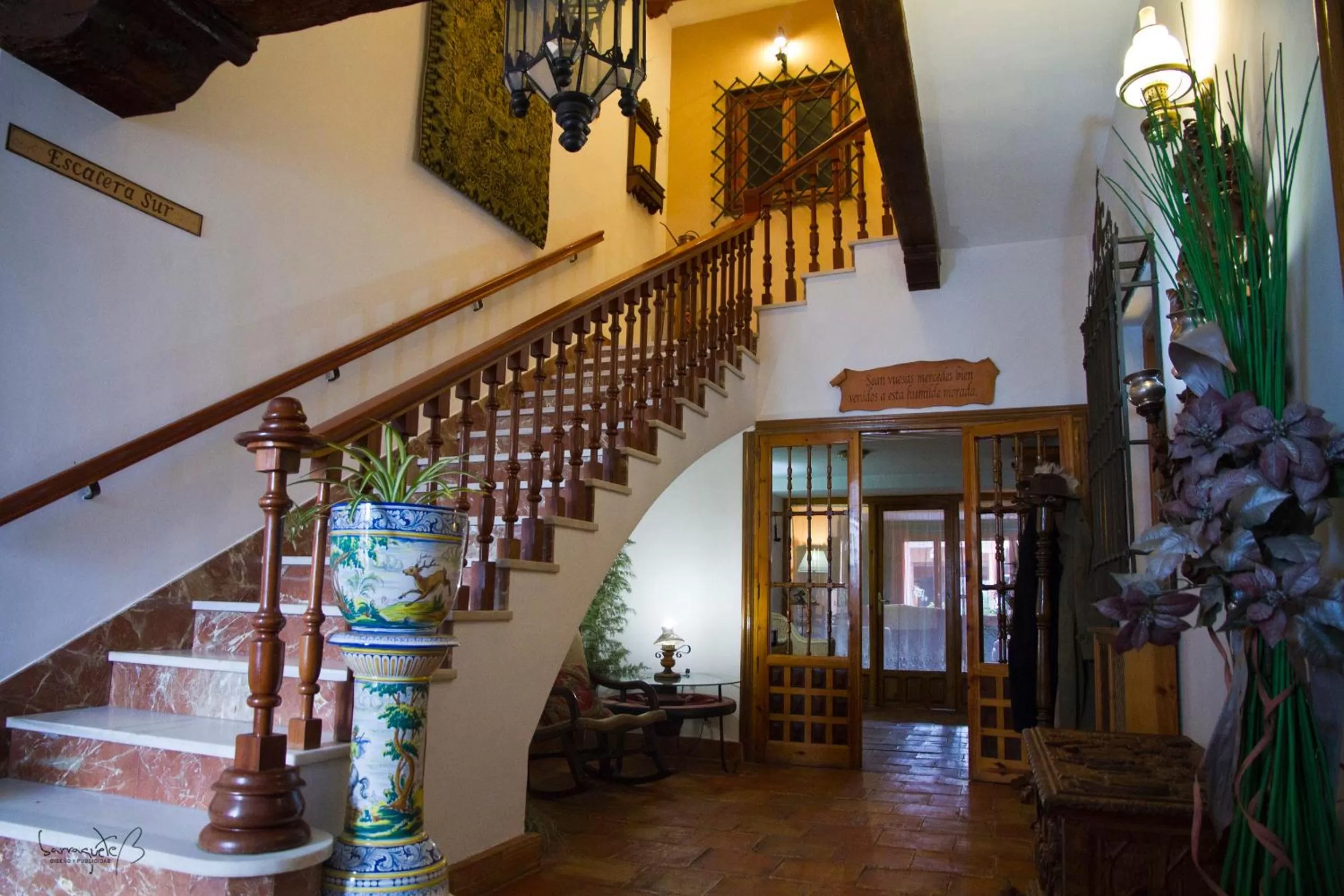 Lobby or reception in La Casona del Abuelo Parra
