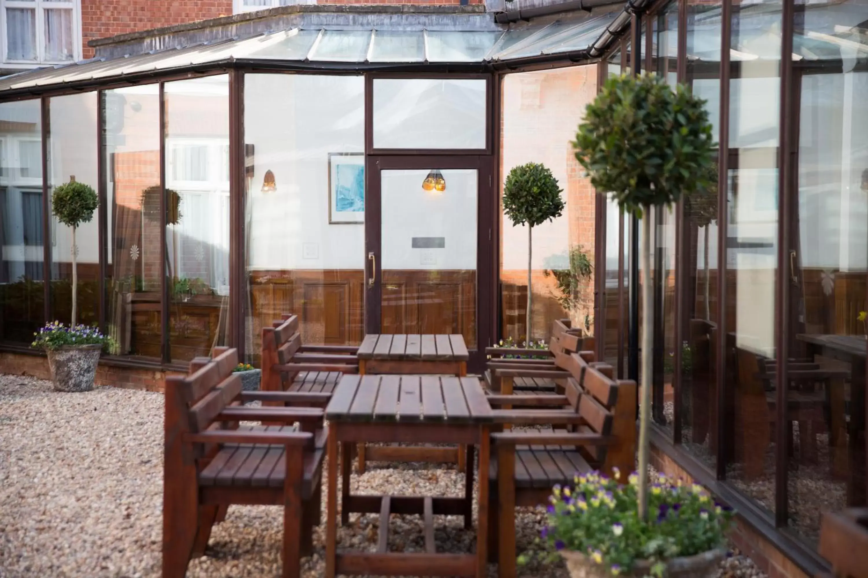 Patio in Bosworth Hall Hotel & Spa