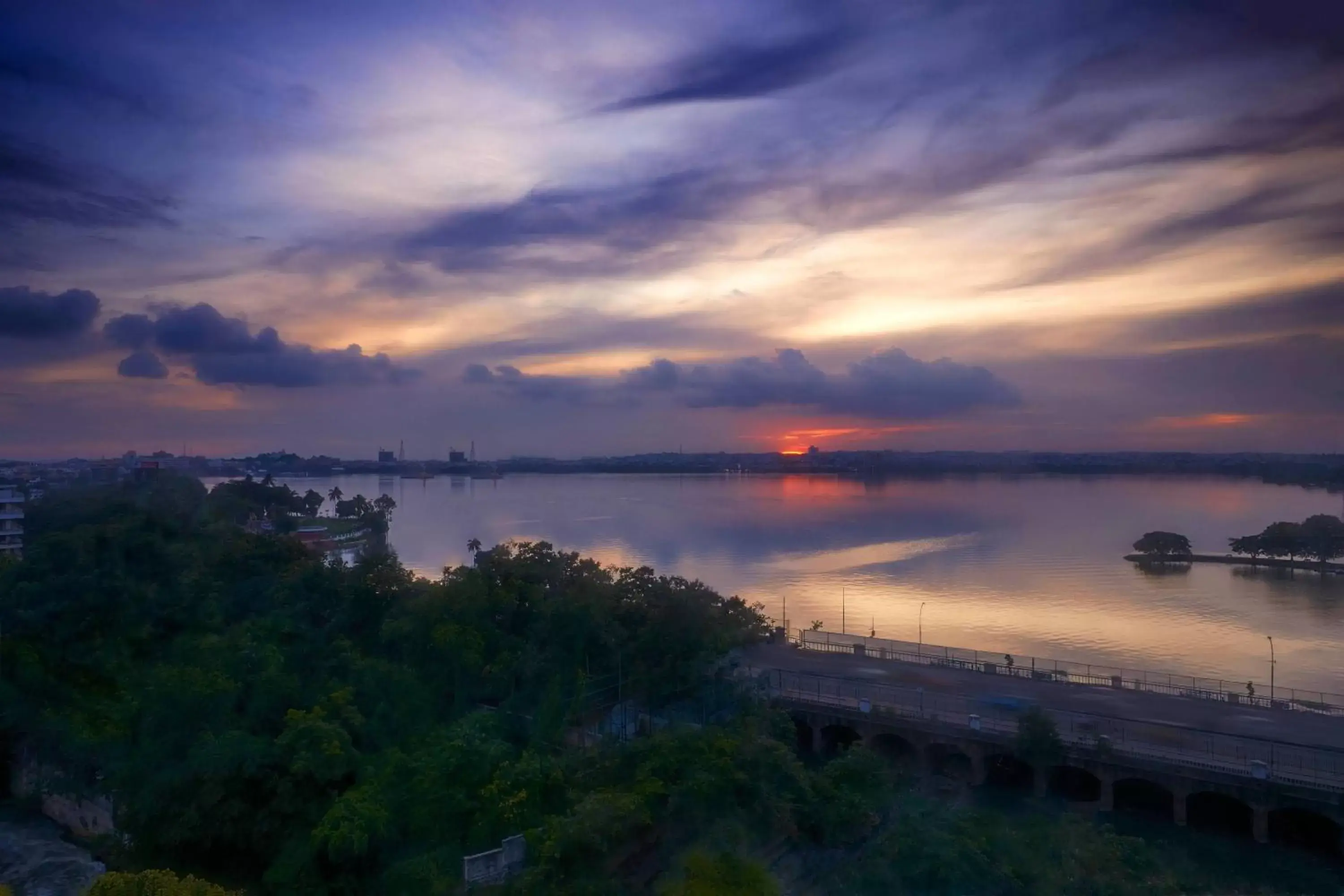 Property building, Sunrise/Sunset in Hyderabad Marriott Hotel & Convention Centre