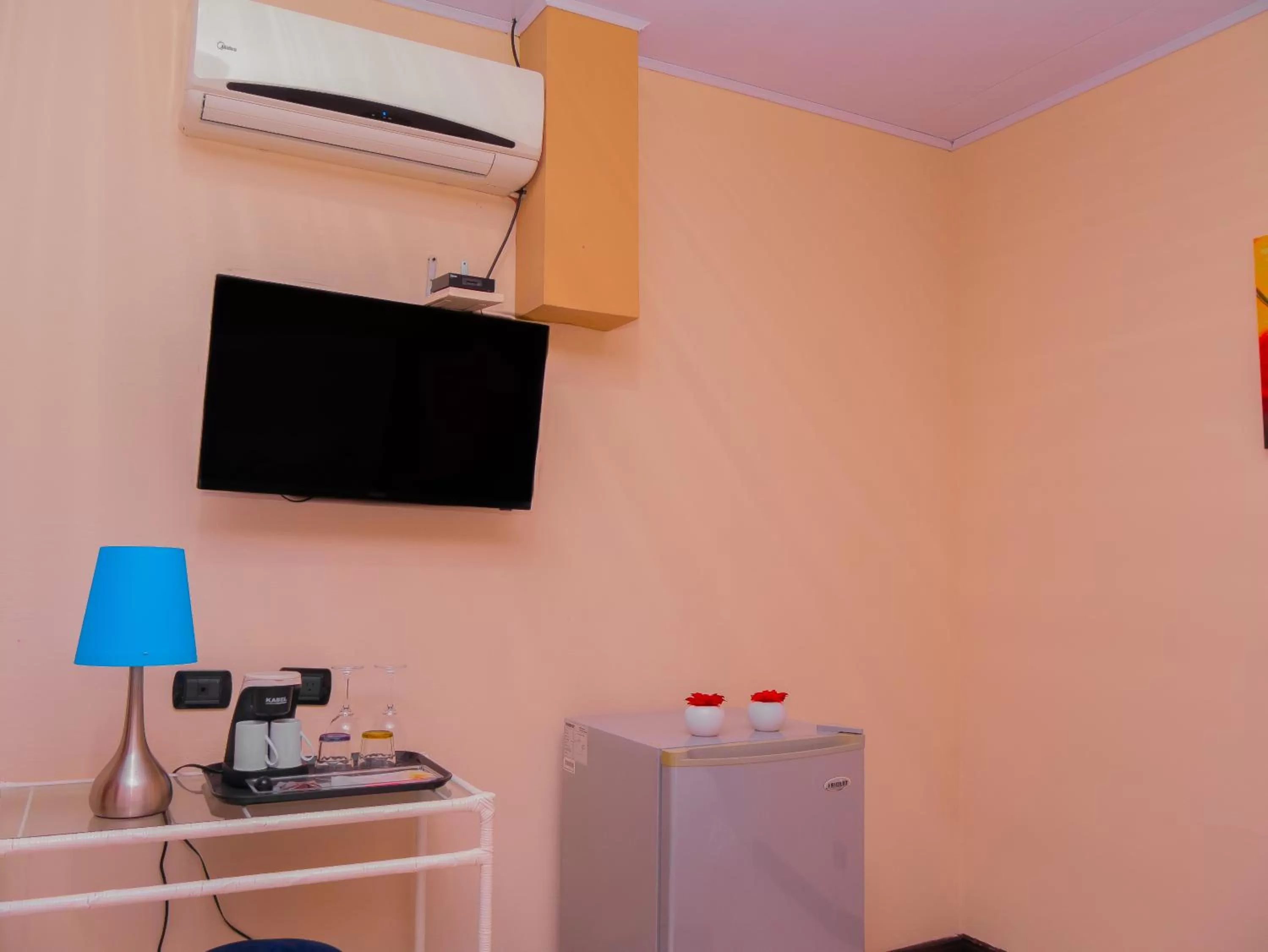Communal lounge/ TV room in Hotel Bamboo Aeropuerto