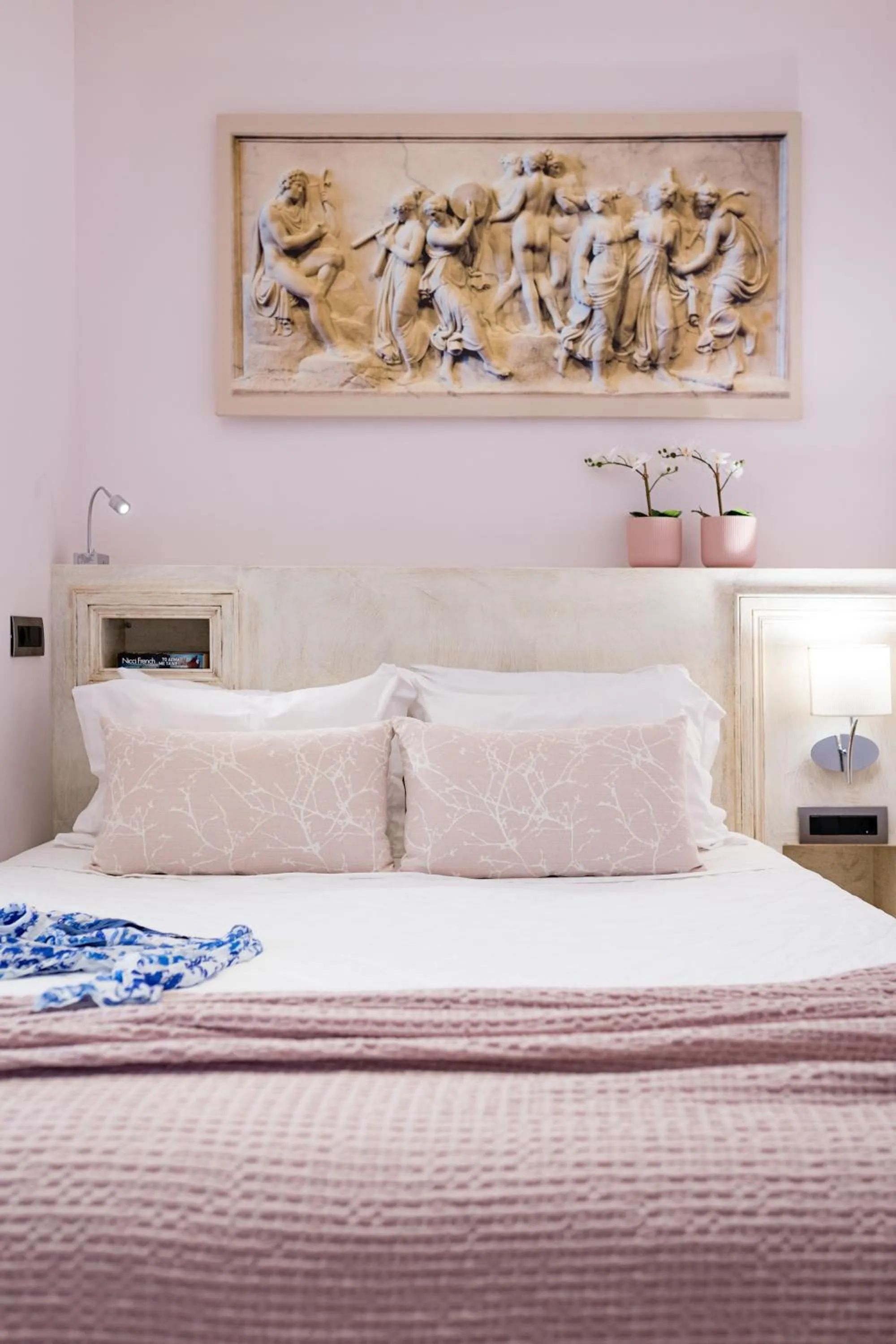 Bed in Anthemion Suites and Villas