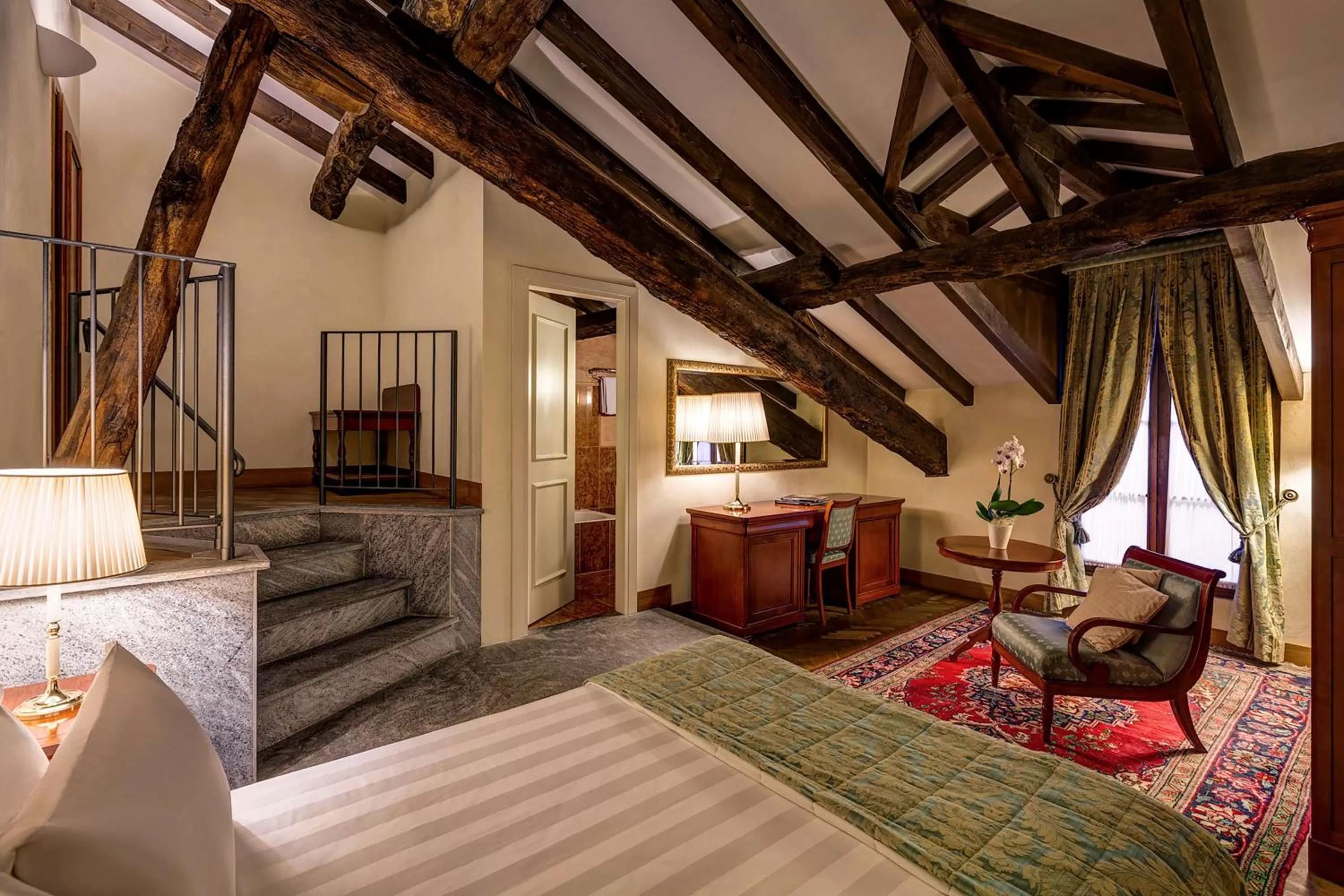 Bedroom, Bed in Grand Hotel Villa Torretta, Curio Collection by Hilton