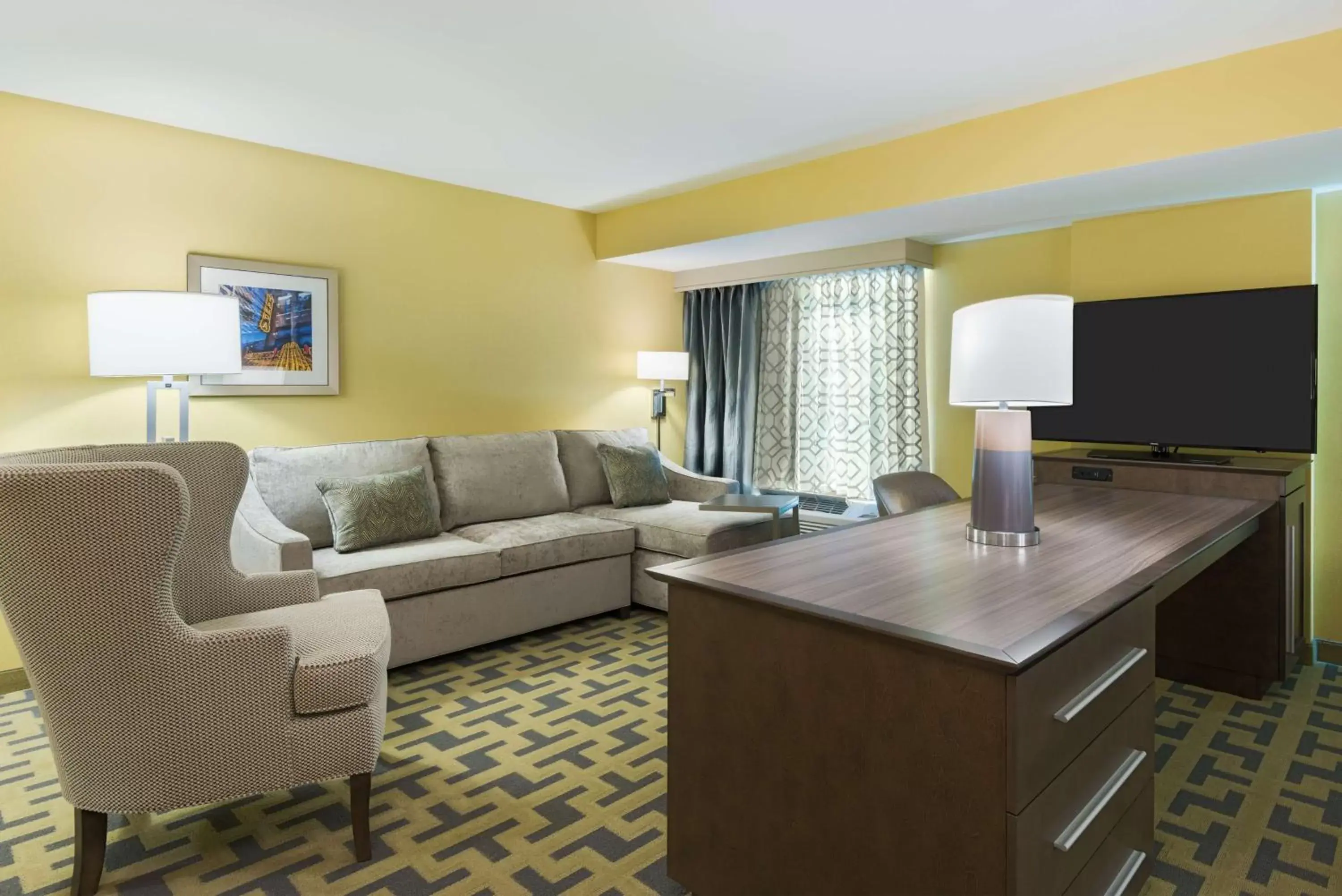 Living room, Seating Area in Hampton Inn & Suites Tampa Airport Avion Park Westshore