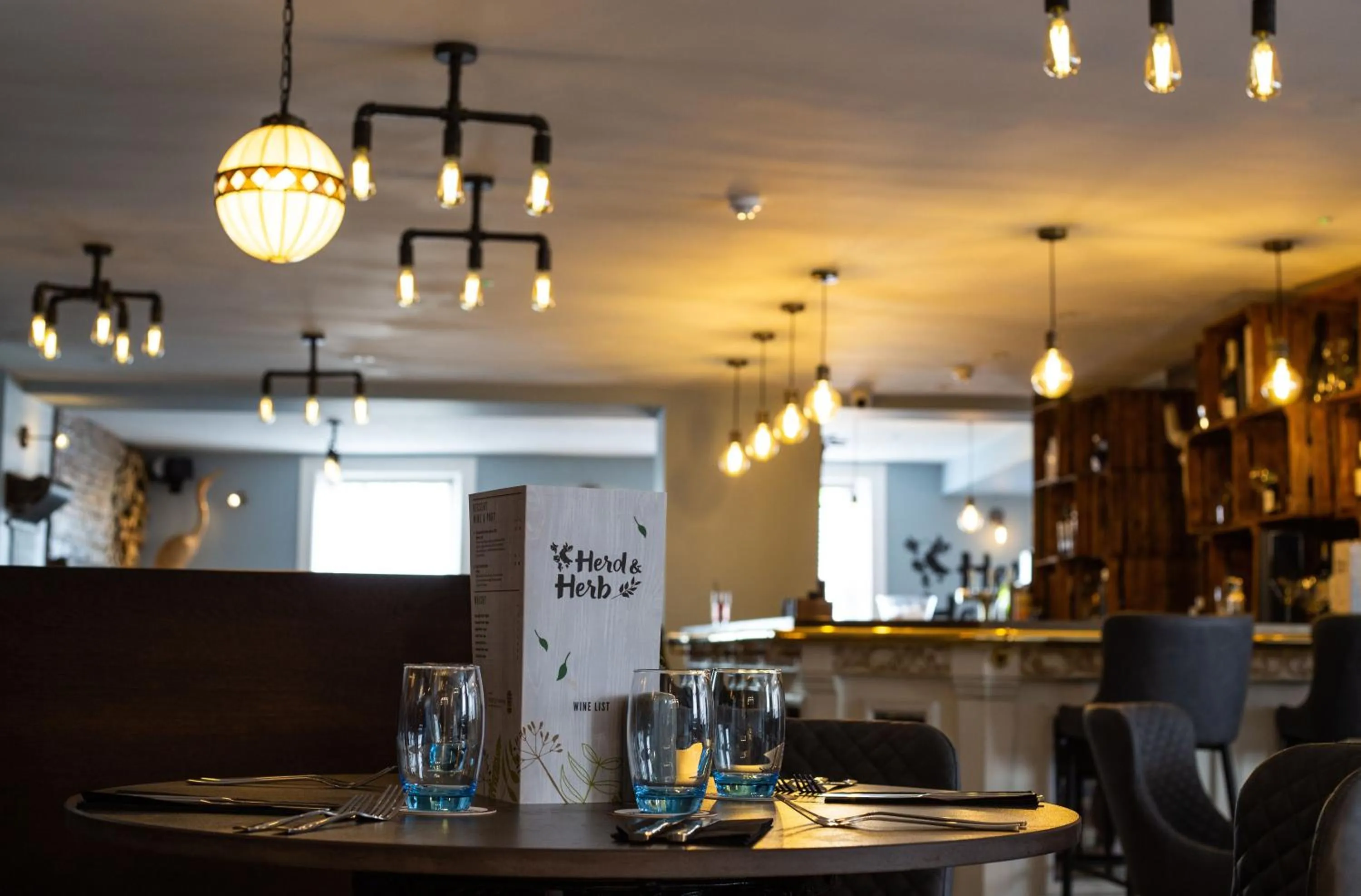 Dining area in Hardwick Arms Hotel