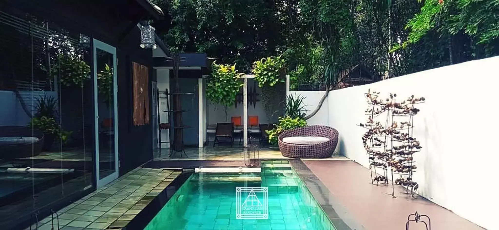 Swimming pool in Baan Suan Residence เฮือนพักบ้านสวน Swimming pool in Baan Suan Residence เฮือนพักบ้านสวน
