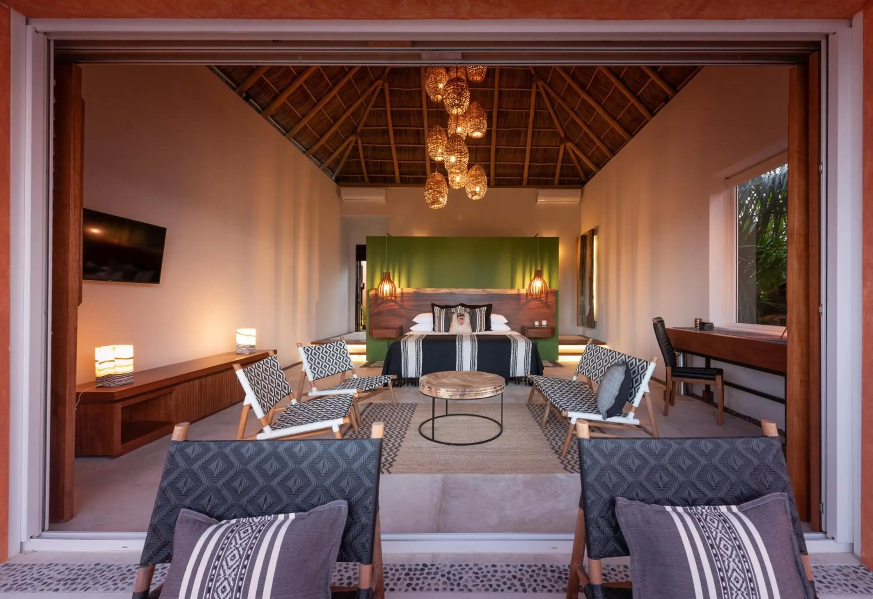 Bedroom, Seating Area in Sayulinda Hotel