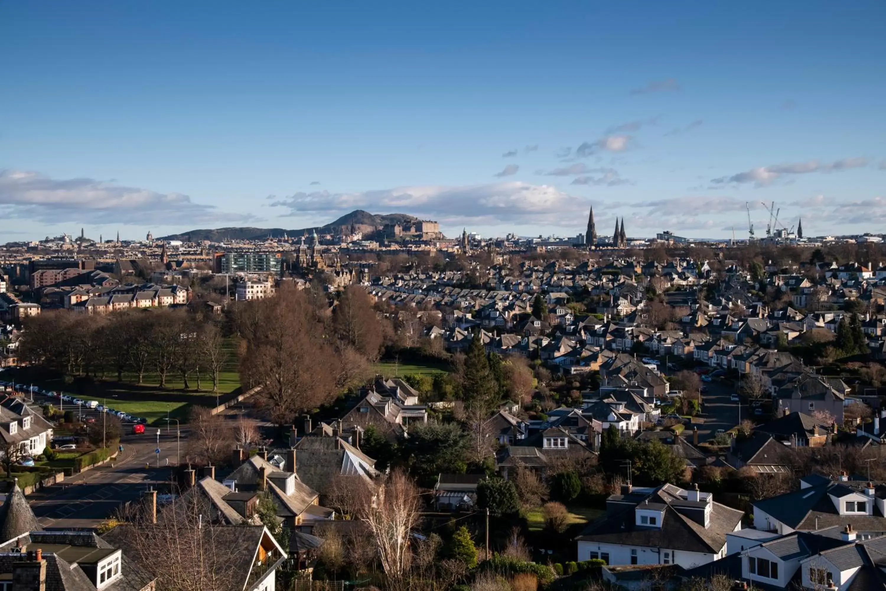 View (from property/room), Bird's-eye View in Holiday Inn Express Edinburgh City West, an IHG Hotel