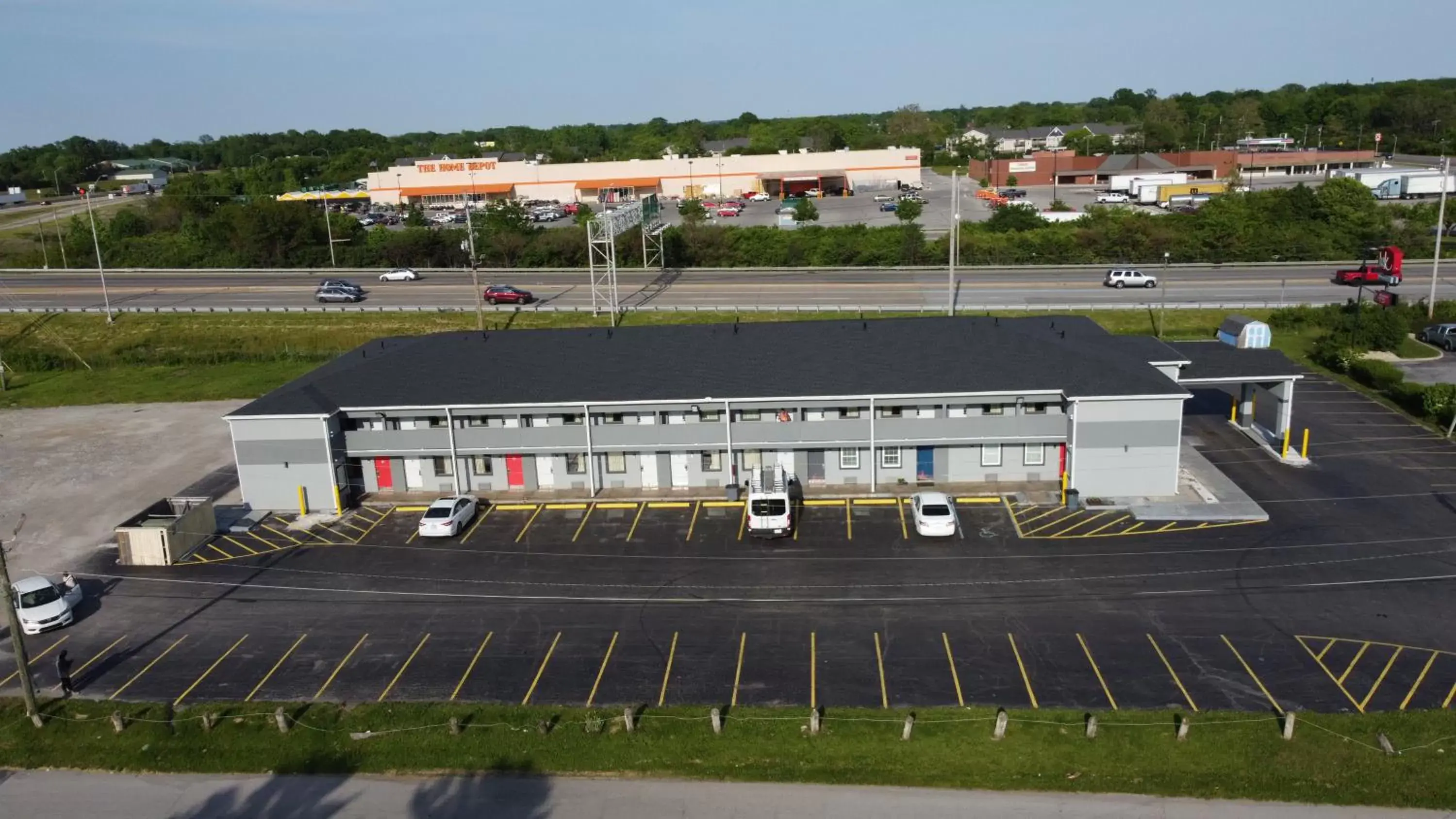 Property building, Bird's-eye View in Days Inn by Wyndham Indianapolis East Post Road