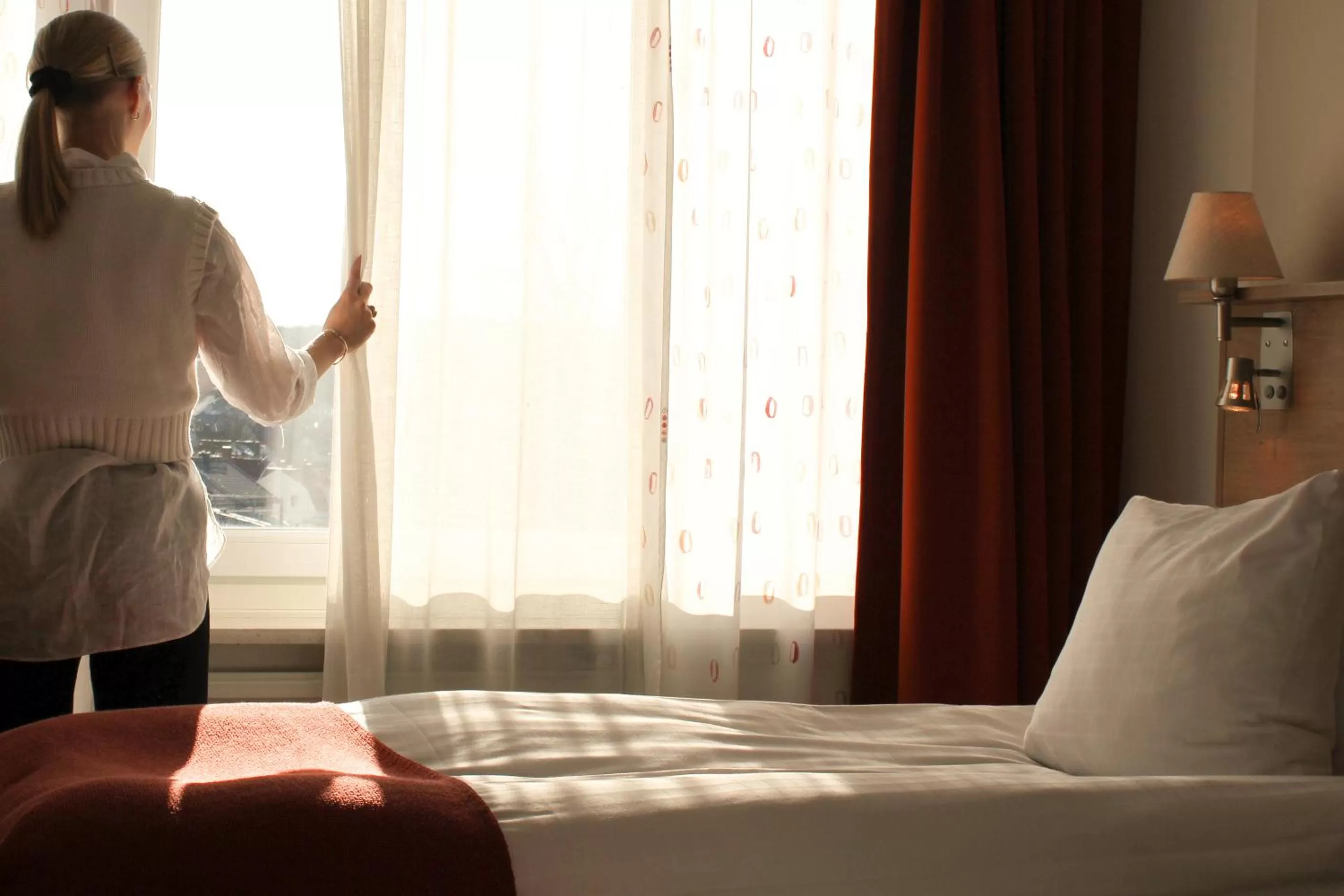 Property building, Bed in Best Western Hotel Halland