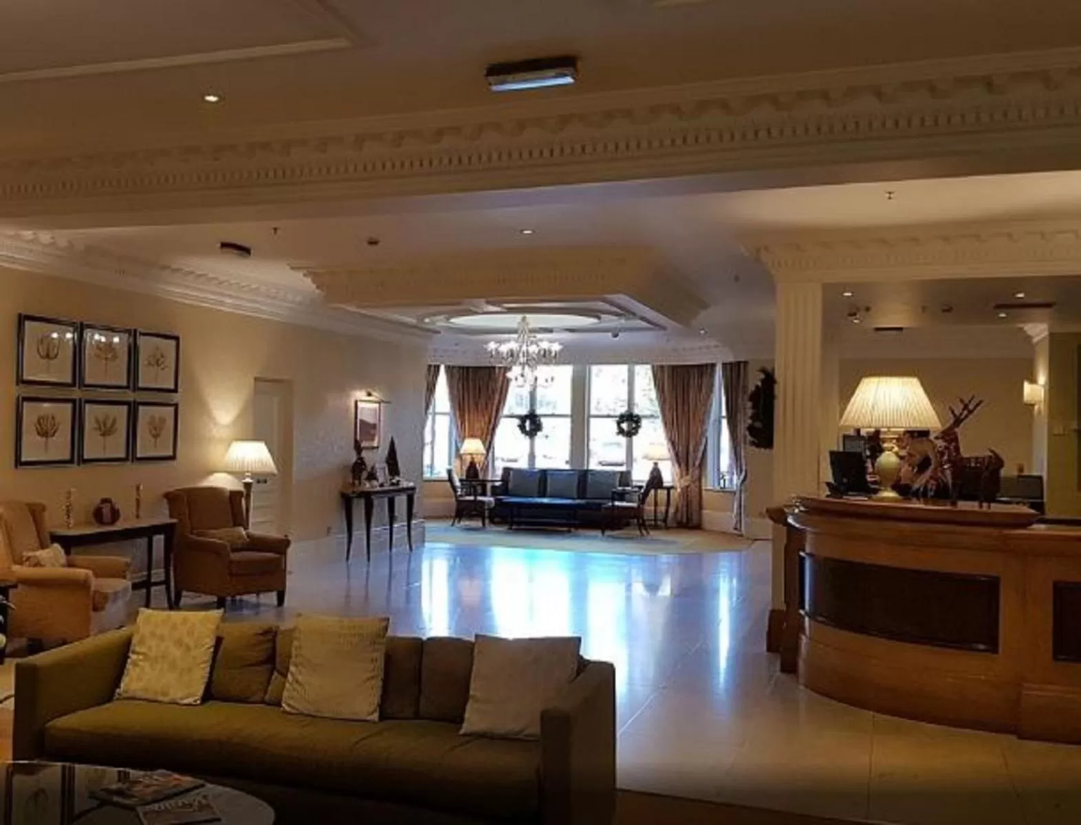 Lobby or reception in Sprowston Manor Hotel, Spa & Golf