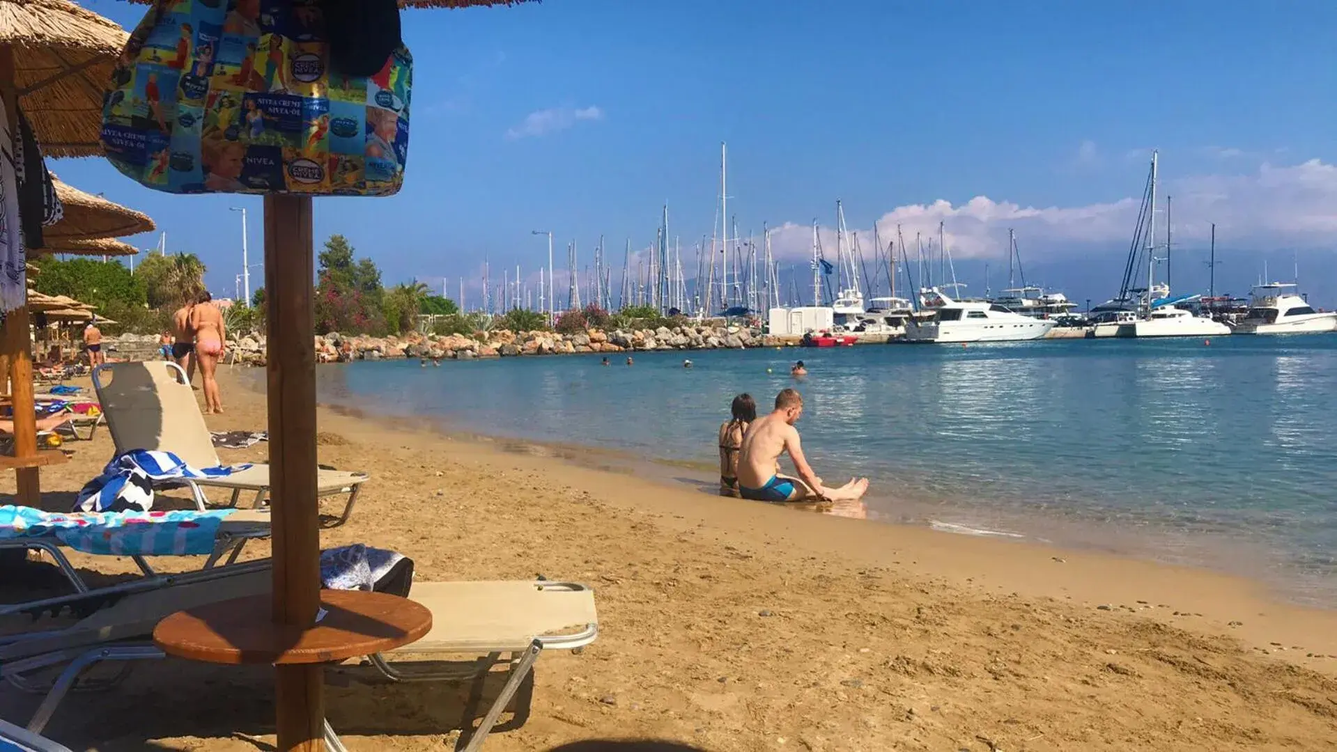 People, Beach in Apollon Hotel