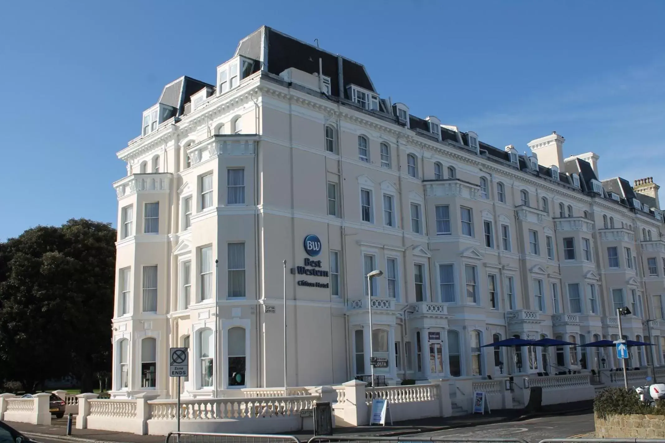 Property Building in Best Western Clifton Hotel- One of the best coastal views in Folkestone