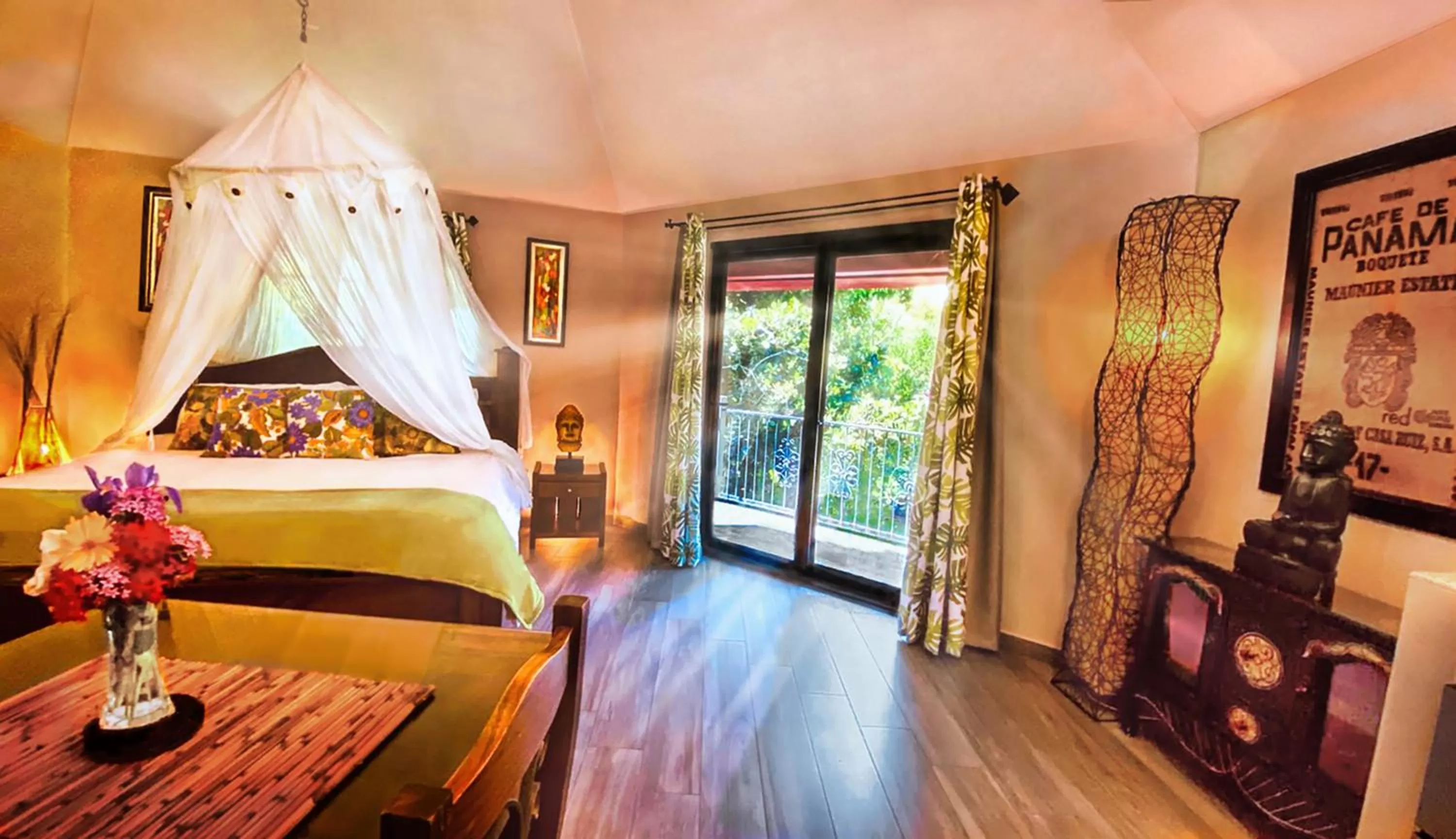 Patio in Boquete Garden Inn